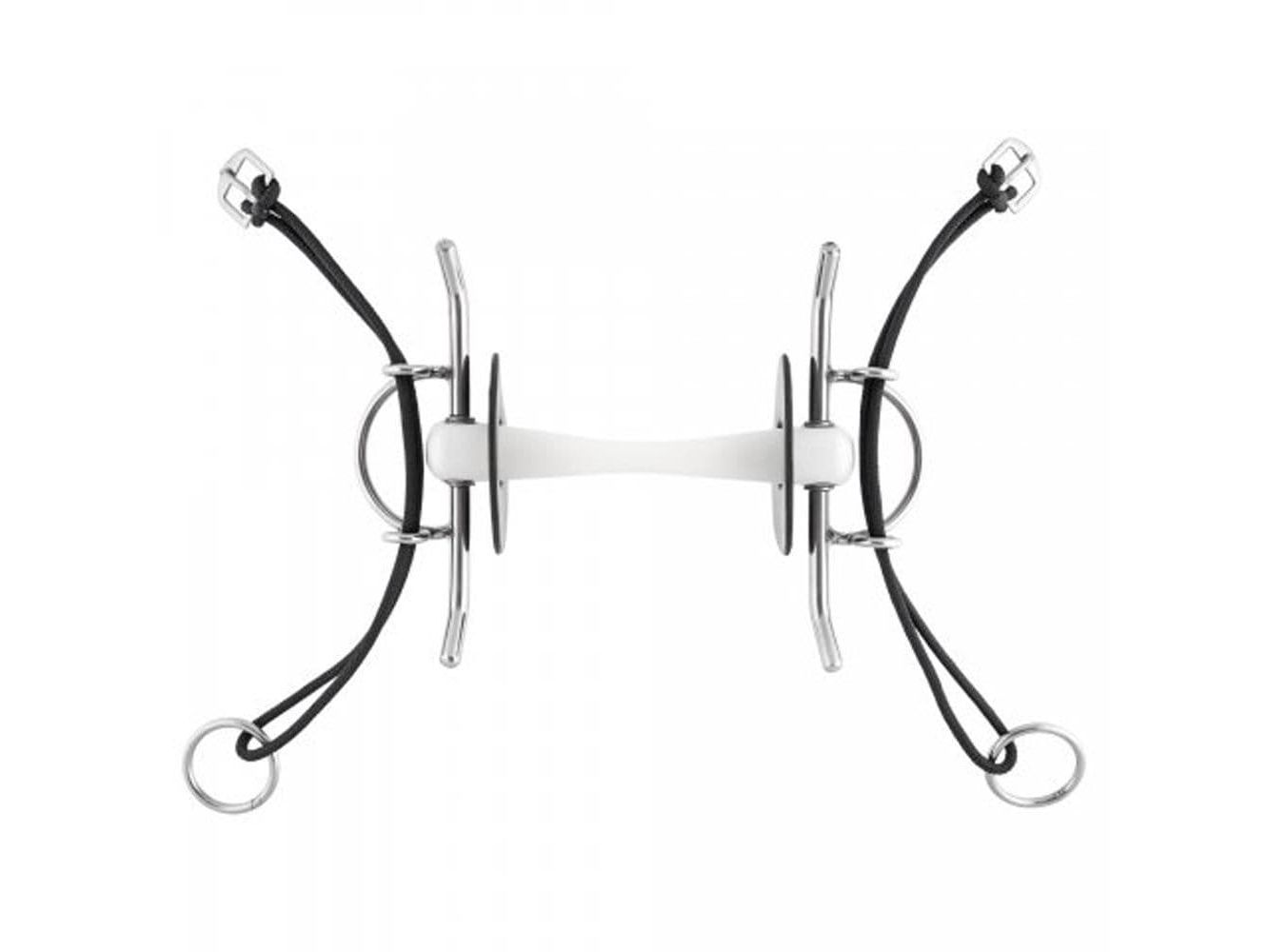 Nathe Full Cheek Gag Bit 20mm with Flex. Mullen Mouth