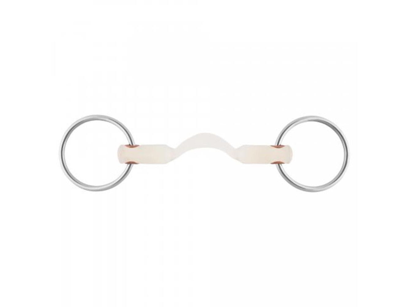 Nathe Mullen Mouth bit 15 mm hard with port 70mm Ring