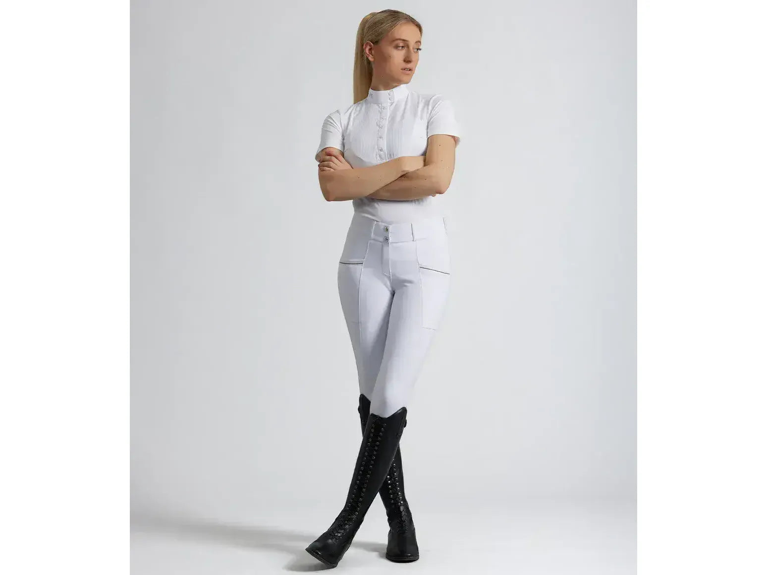 Ofena Womens Gel Knee Competition Riding Breeches