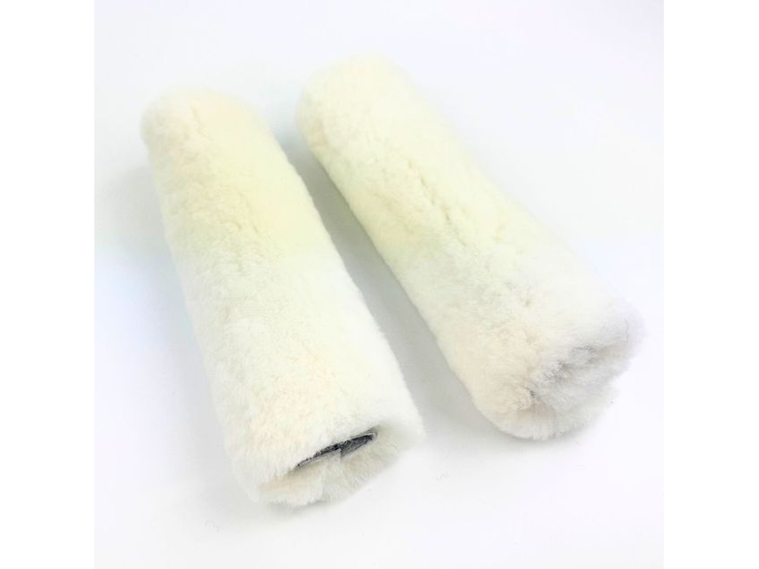 Lambswool French Blinkers angled view