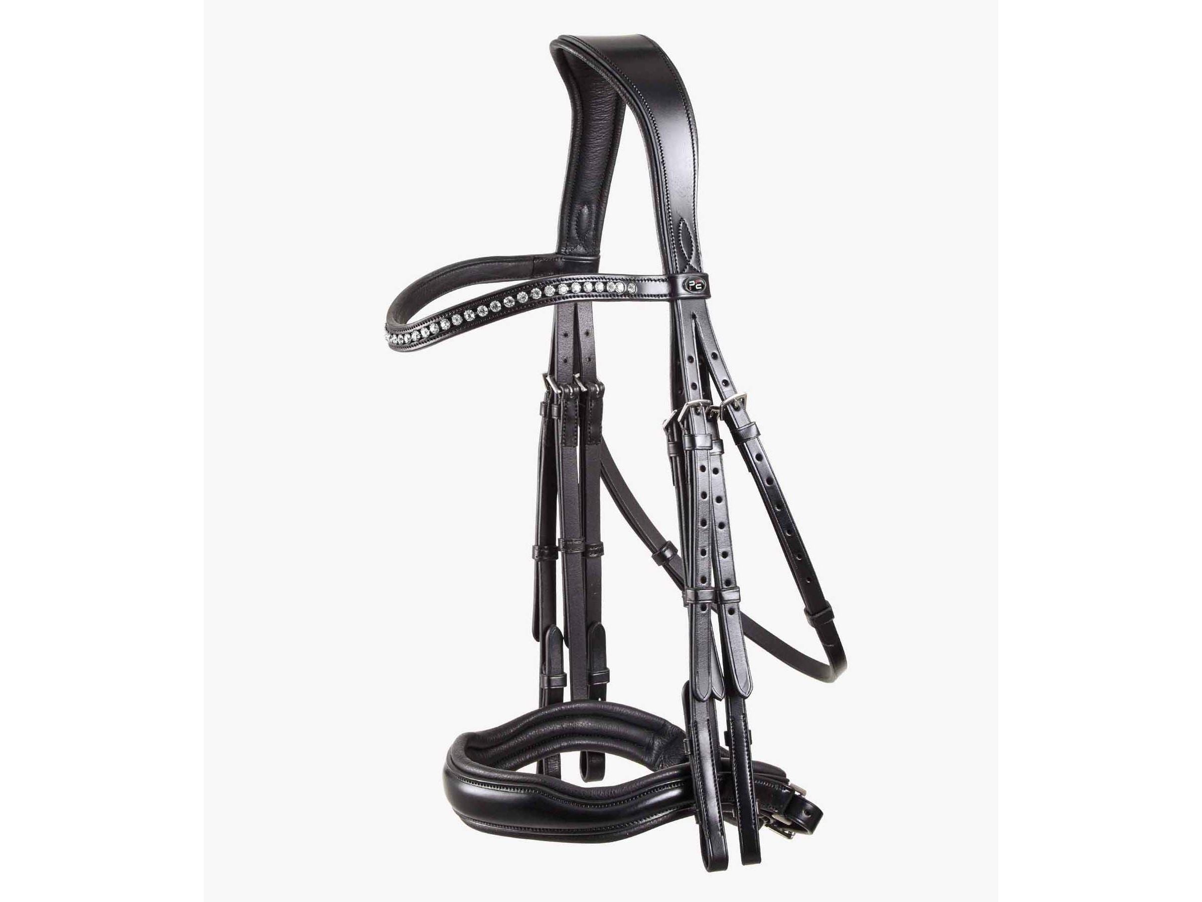 Premier Equine Abriano Anatomic Double Bridle Black