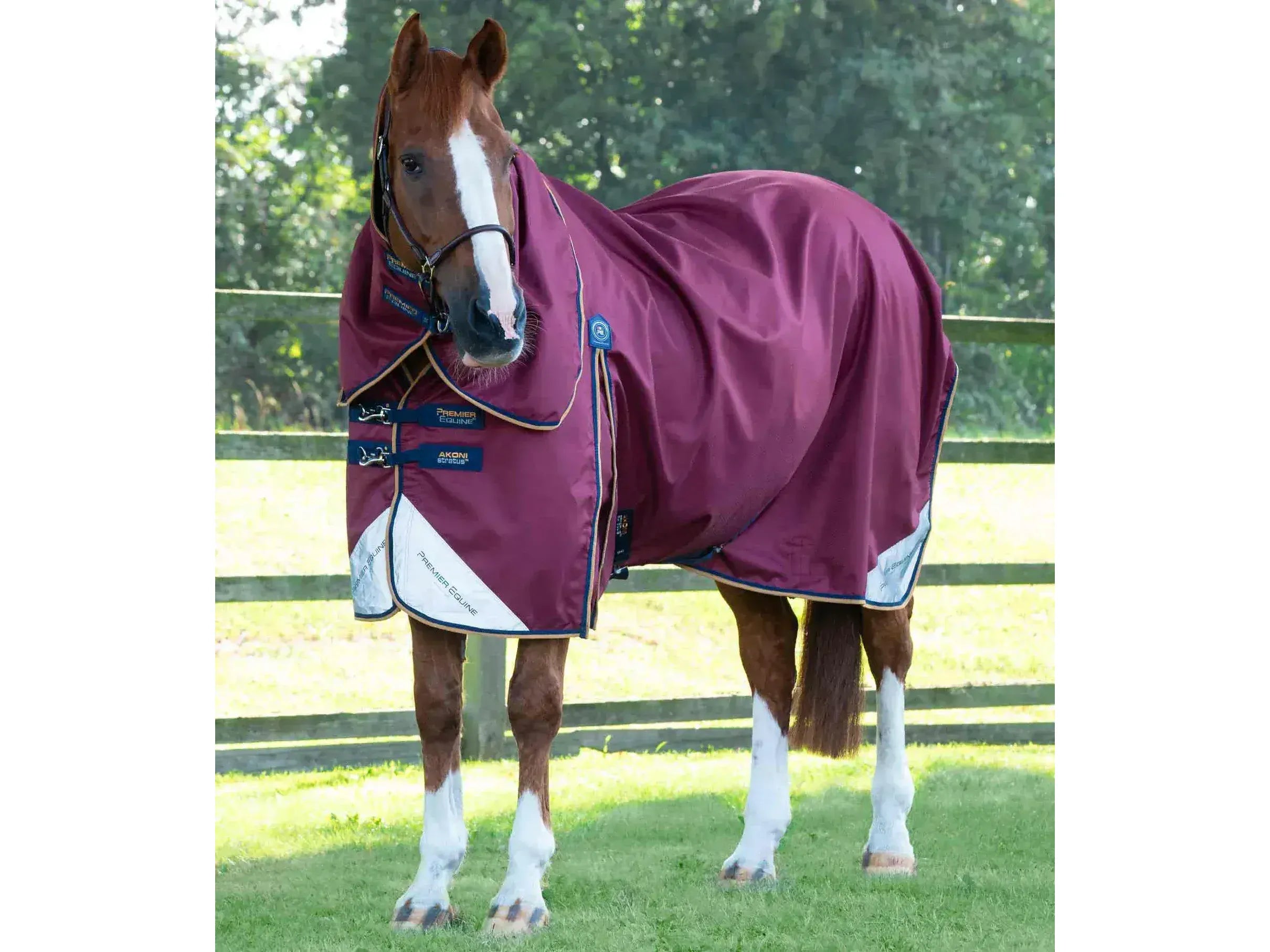 Premier Equine Akoni 0g Turnout Rug with Classic Neck Cover