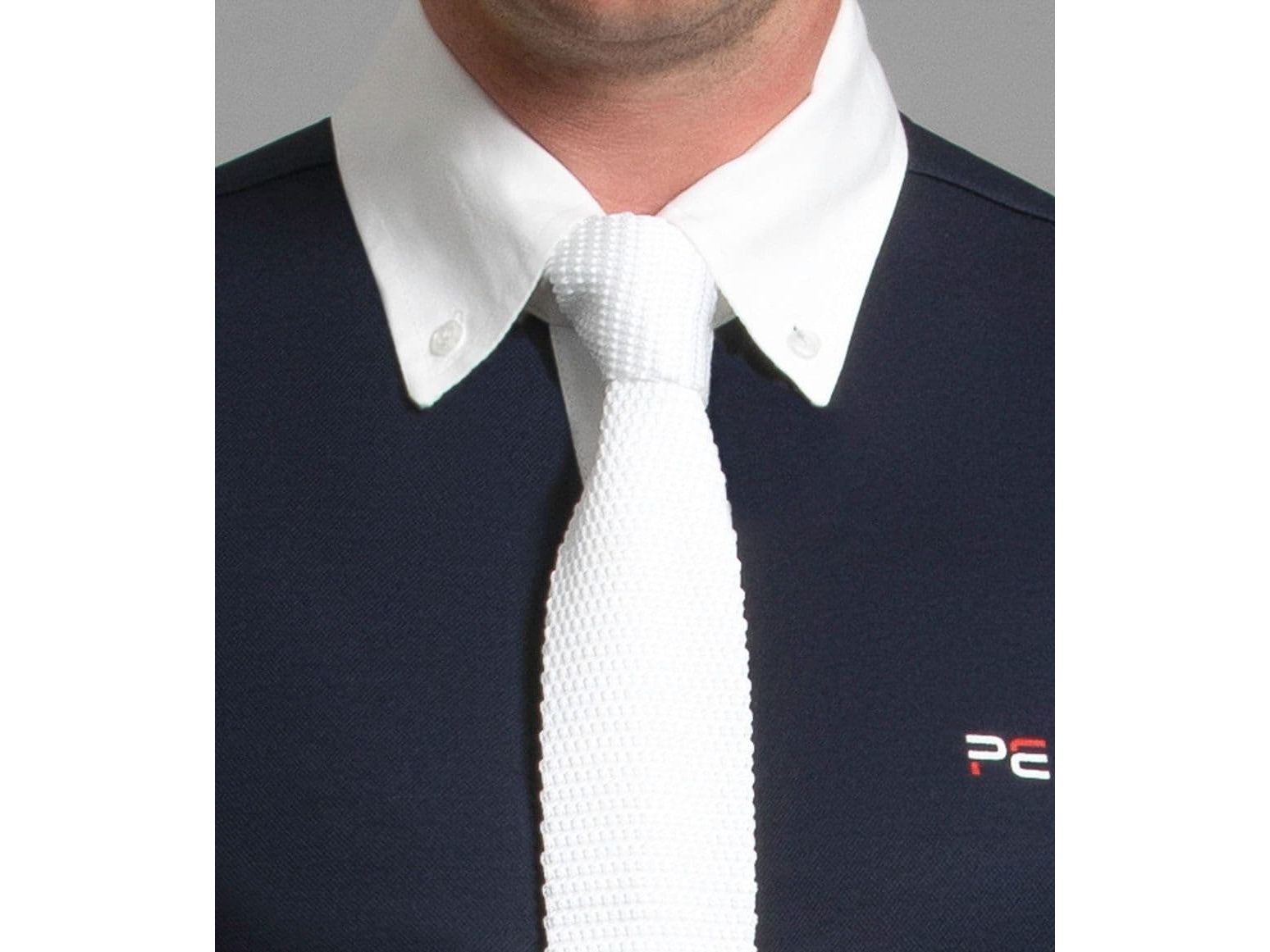 Premier Equine Antonio Men's Short Sleeve Show Shirt Navy