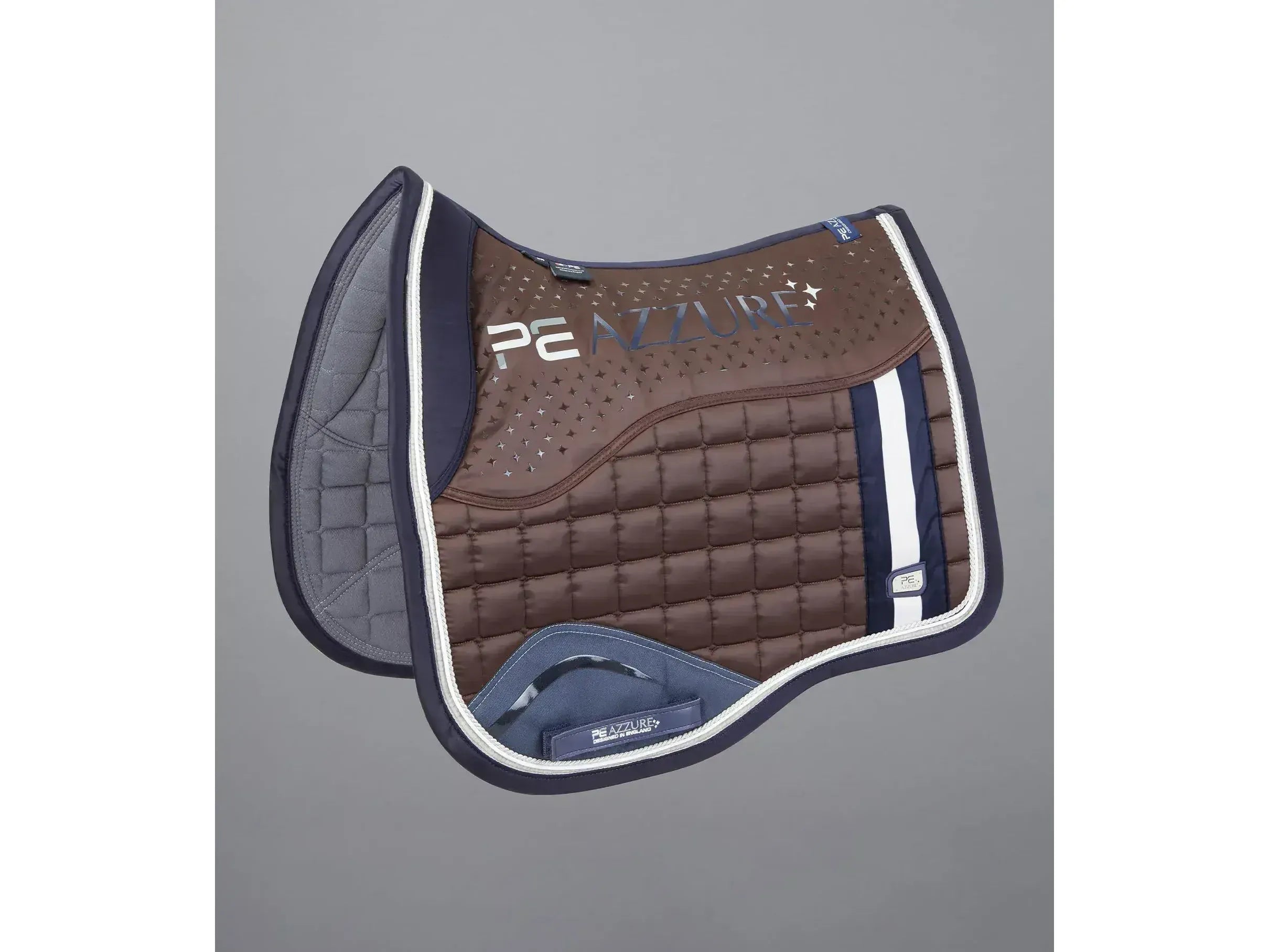 Premier Equine Azzure Anti-Slip Satin Dressage Saddle Square