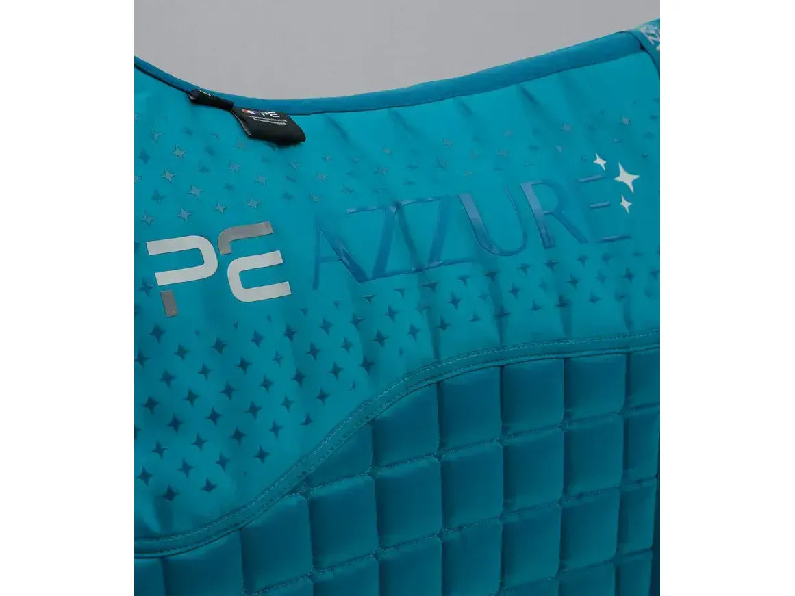 Premier Equine Azzure Anti-Slip Satin Dressage Saddle Square