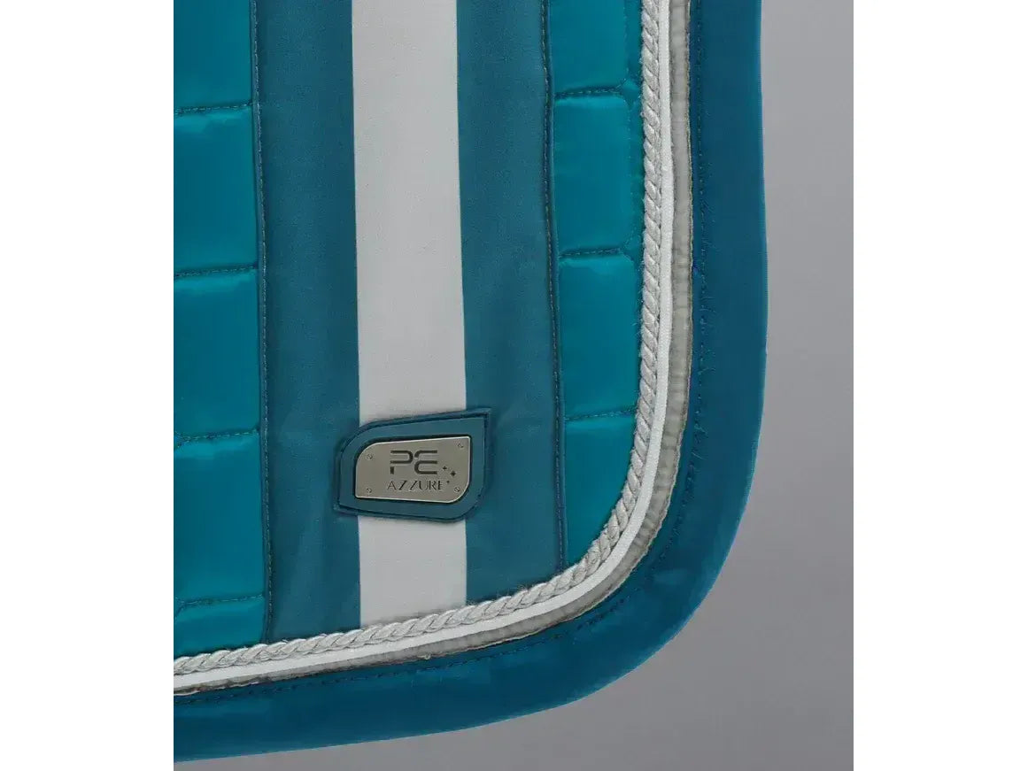 Premier Equine Azzure Anti-Slip Satin Dressage Saddle Square