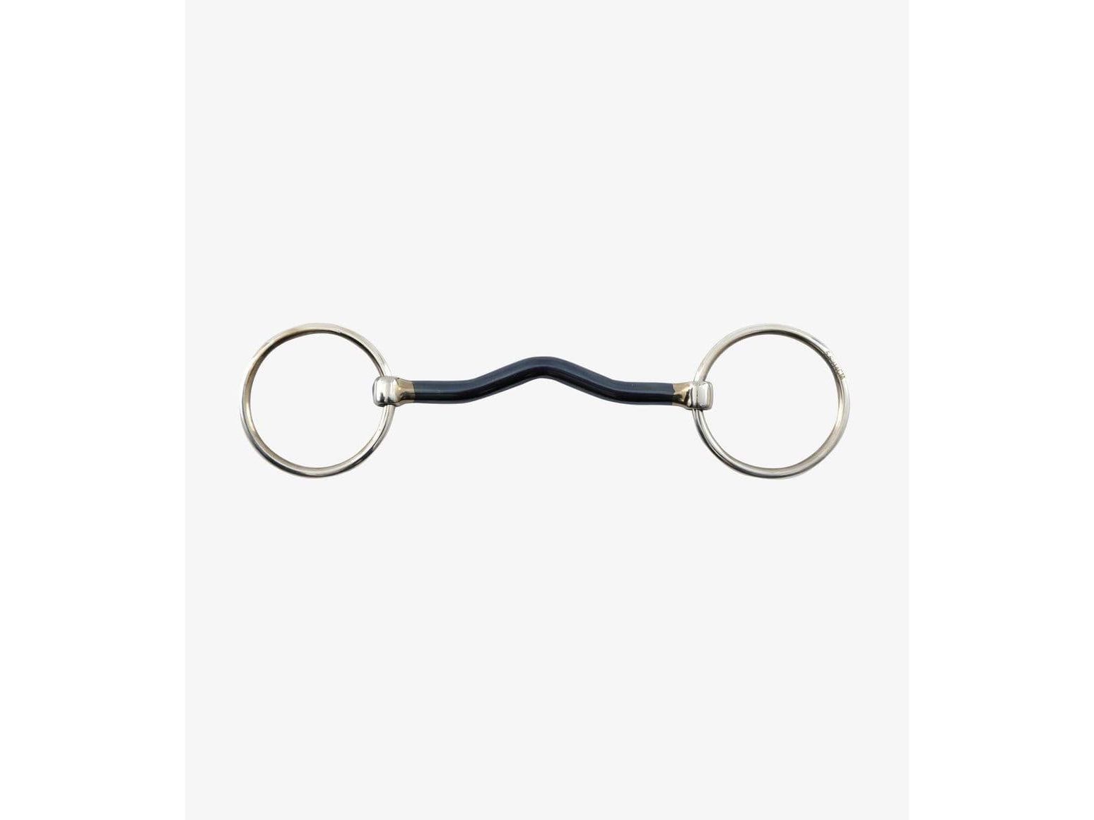 Premier Equine Blue Sweet Iron Loose Ring Mullen Mouth Snaffle