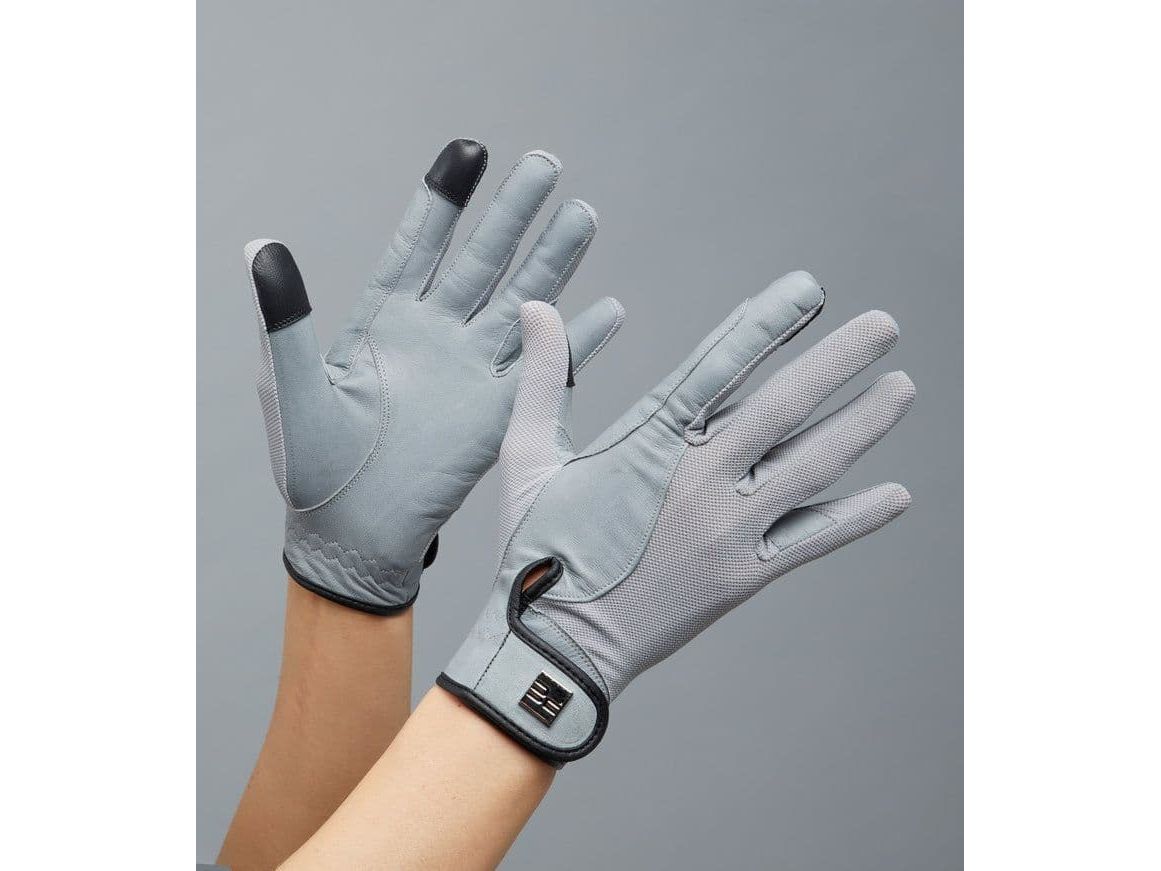 Premier Equine Bordoni Leather Mesh Riding Gloves