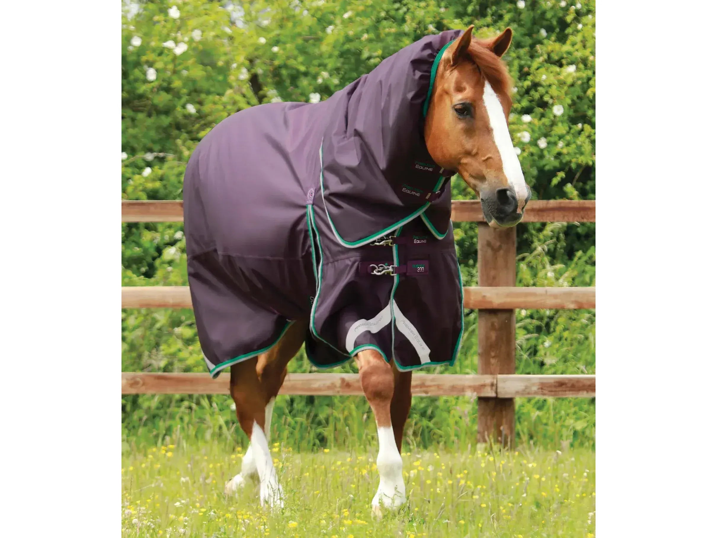 Premier Equine Buster 200g Turnout Rug with Snug-Fit Neck Cover