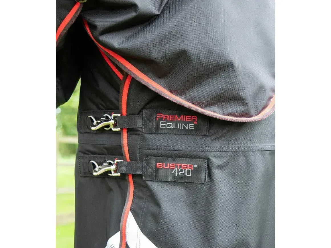 Premier Equine Buster 420g Turnout Rug with Classic Neck Cover