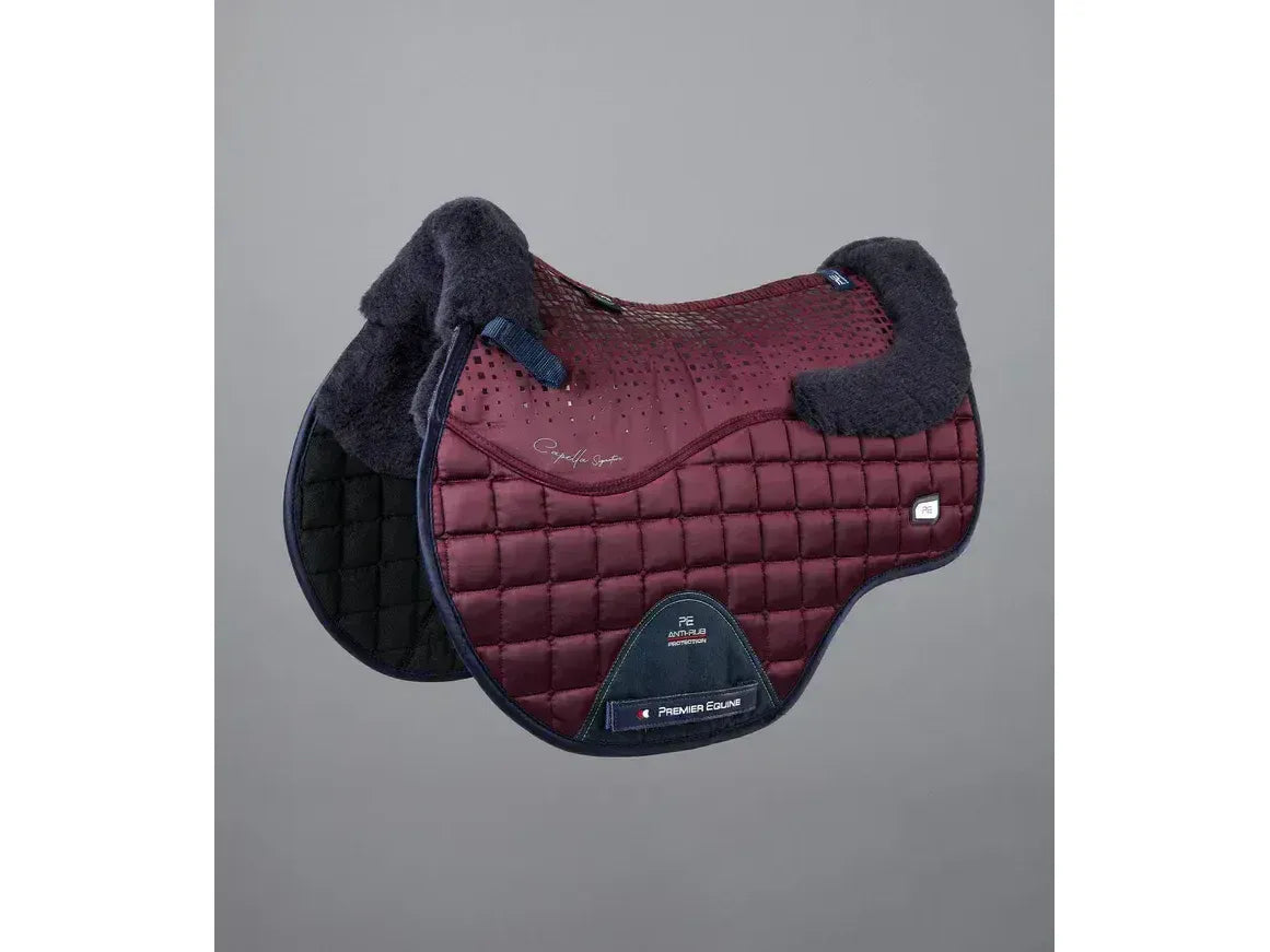 Premier Equine Capella Close Contact Merino Wool GP/Jump Saddle Square
