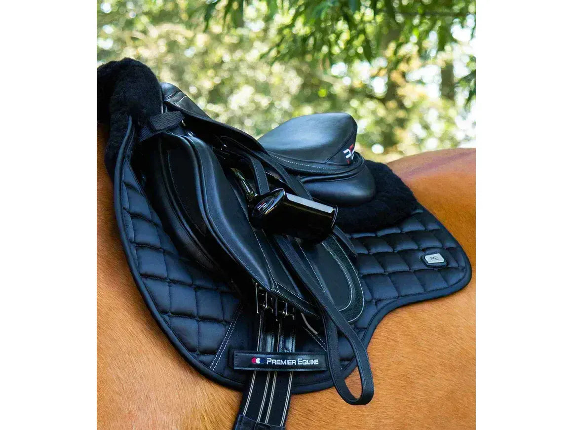 Premier Equine Capella Close Contact Merino Wool GP/Jump Saddle Square