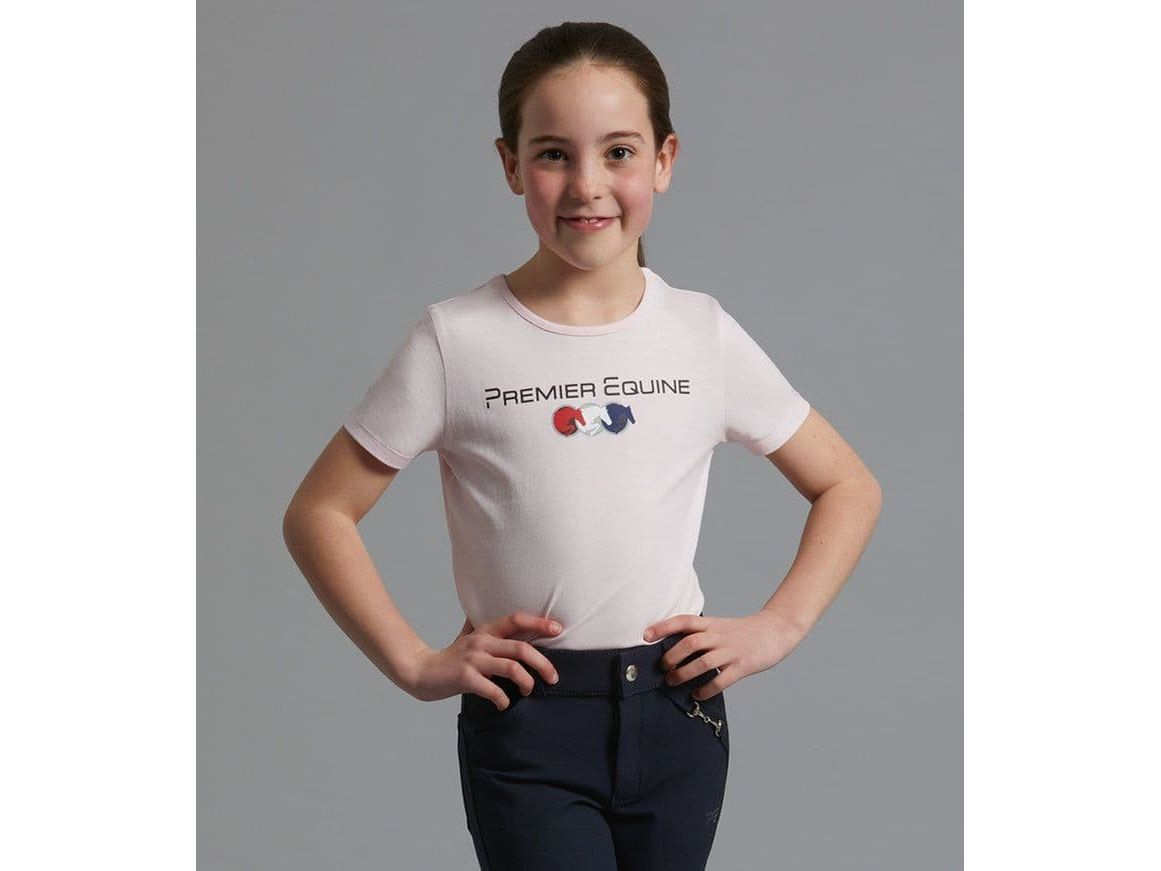 Premier Equine Chiaro Girls Cotton Riding T-Shirt