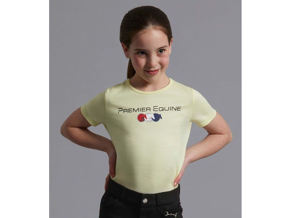Premier Equine Chiaro Girls Cotton Riding T-Shirt