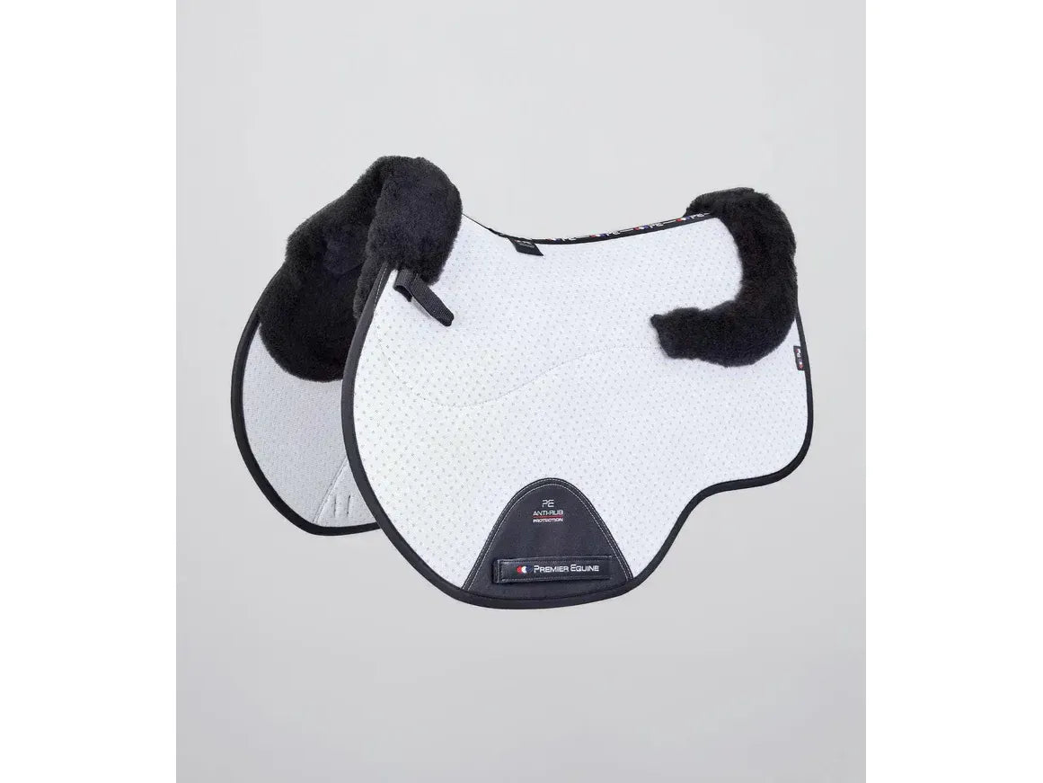 Premier Equine Close Contact Airtechnology Shockproof Wool Saddle Pad - GP/Jump Square