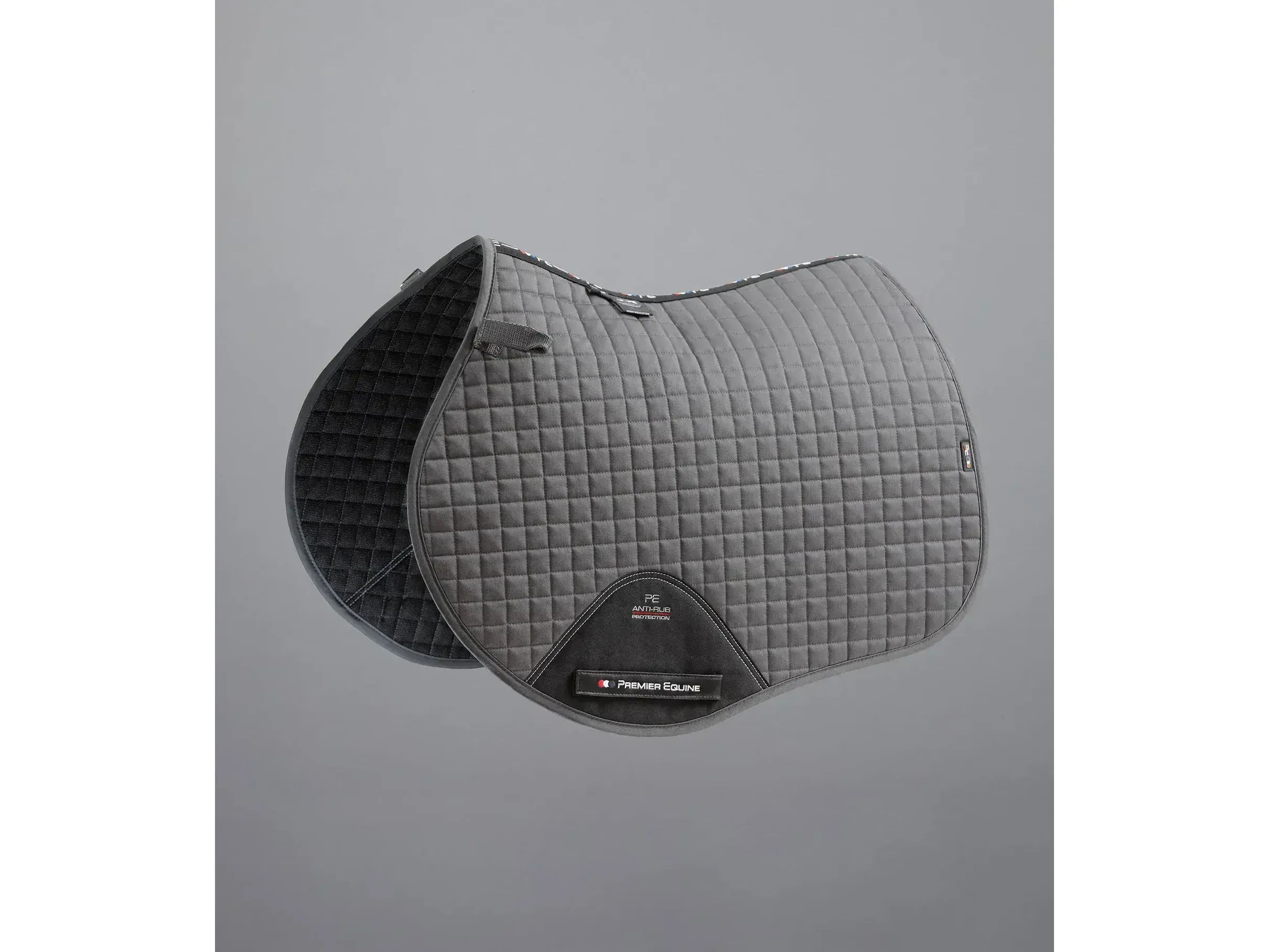 Premier Equine Close Contact Plain Cotton GP/Jump Saddle Square