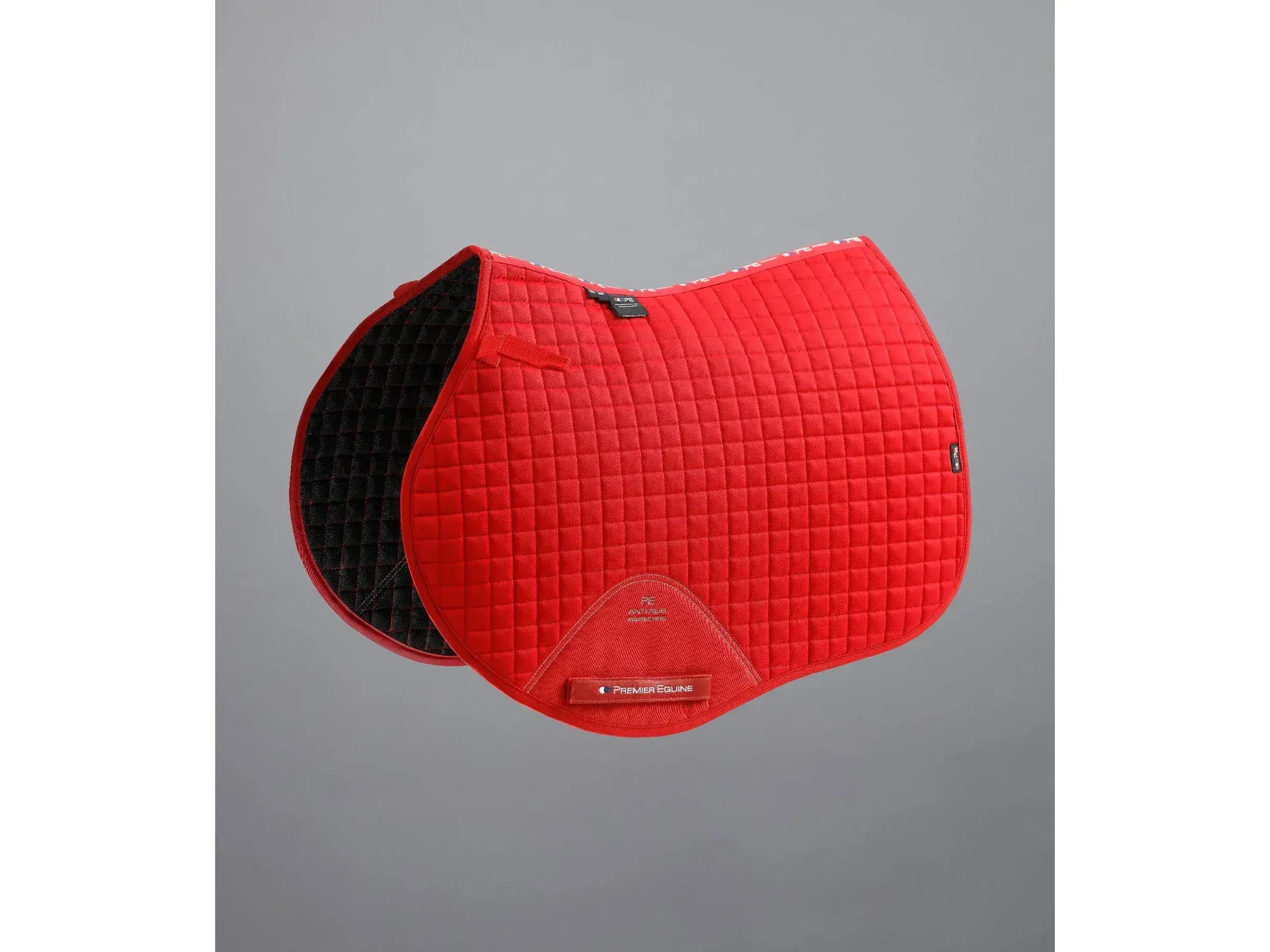 Premier Equine Close Contact Plain Cotton GP/Jump Saddle Square