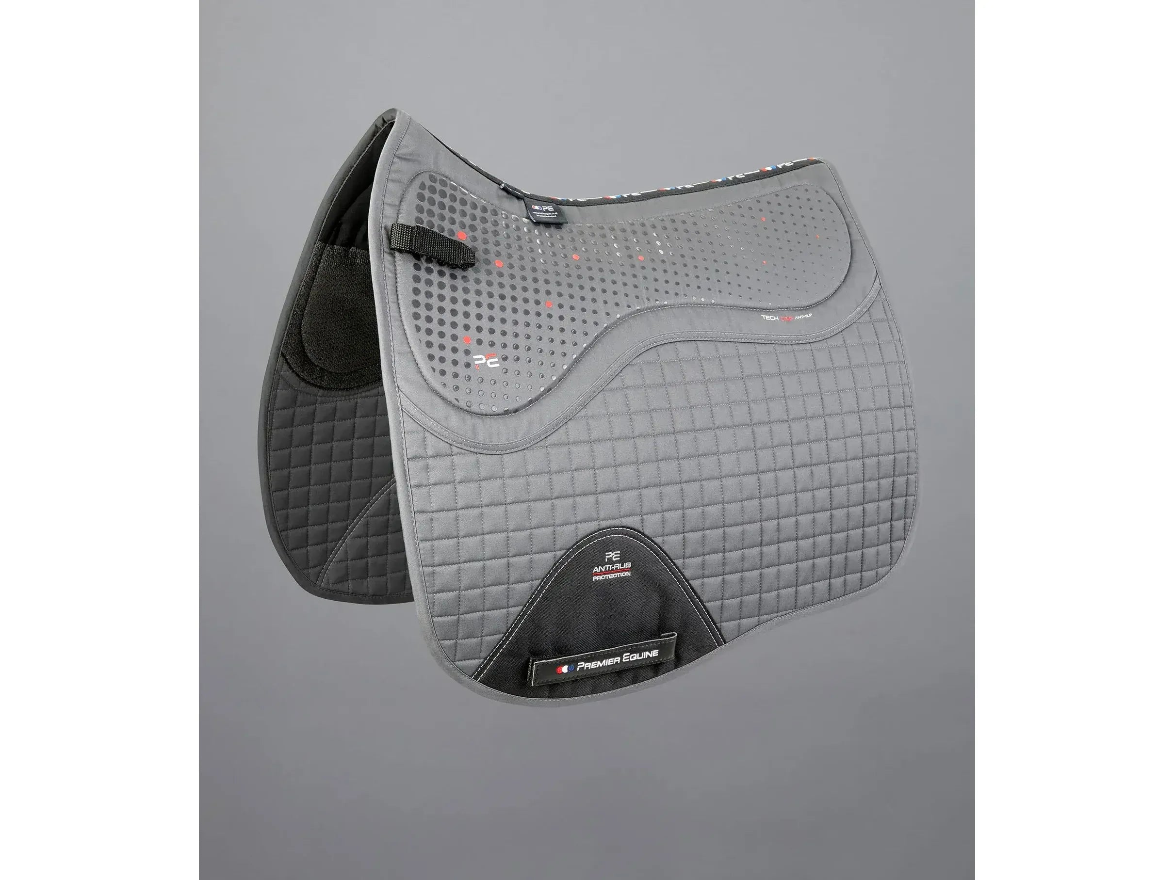 Premier Equine Close Contact Tech Grip Pro Anti-Slip Saddle Pad - Dressage Square