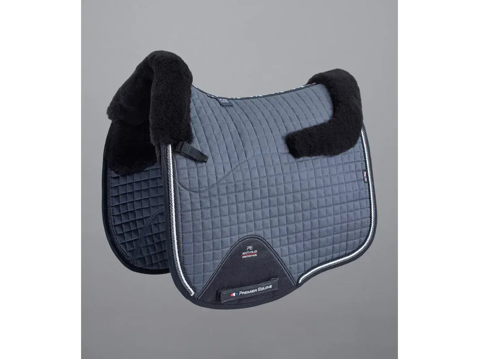 Premier Equine Close Contact Wool Half Lined European Dressage Saddle Square
