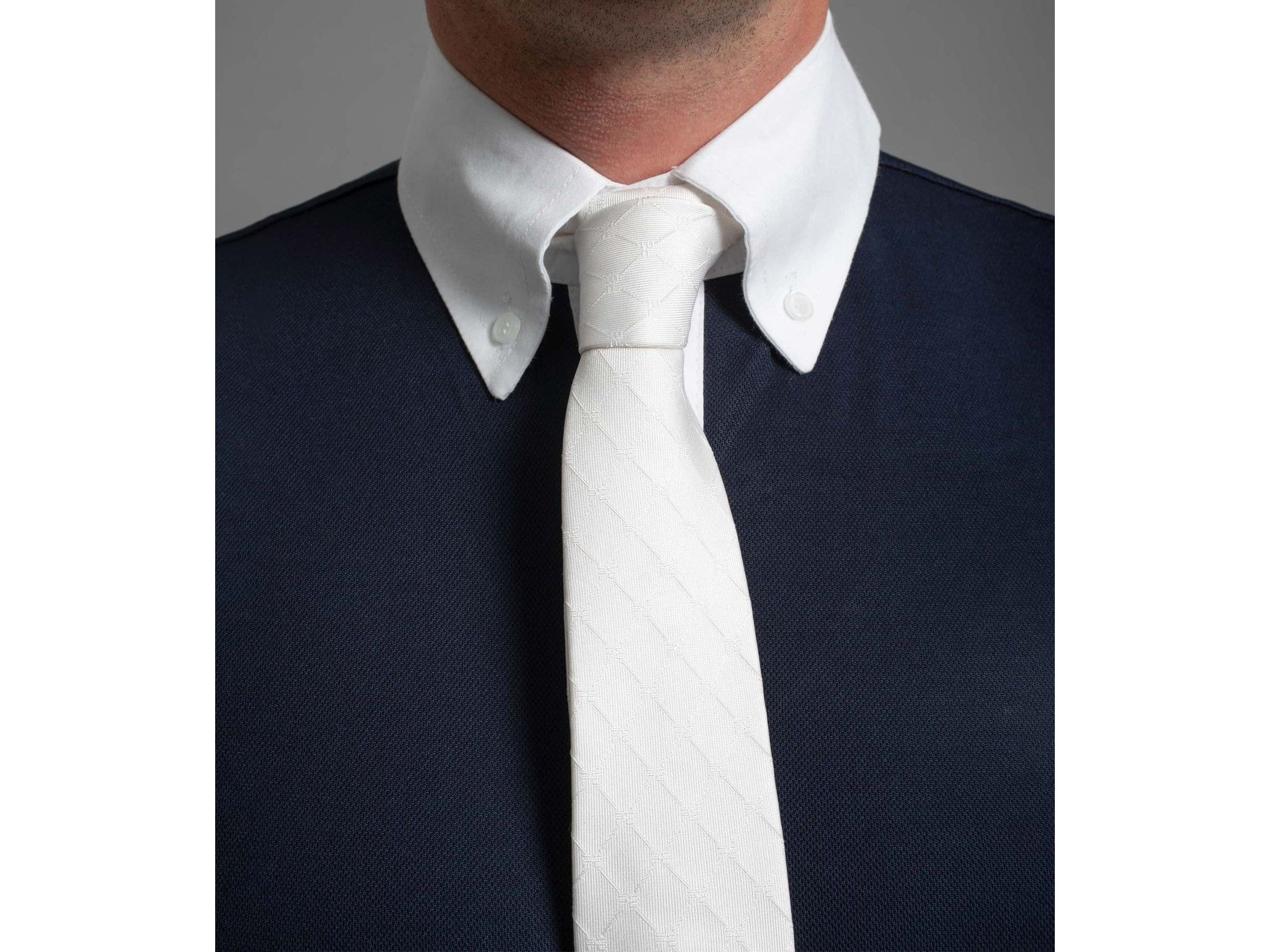 Premier Equine Giulio Men's Long Sleeve Navy Show Shirt