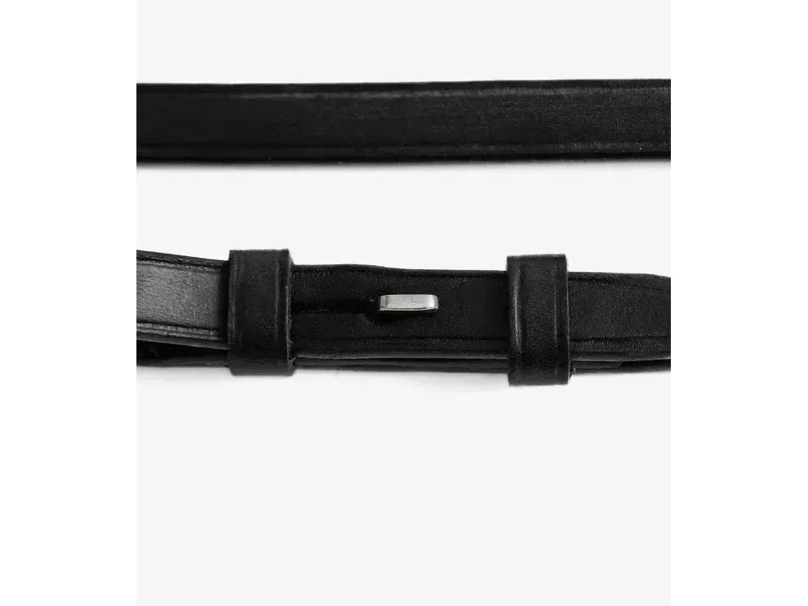 Premier Equine Leonardo Plain Leather Double Bridle Reins