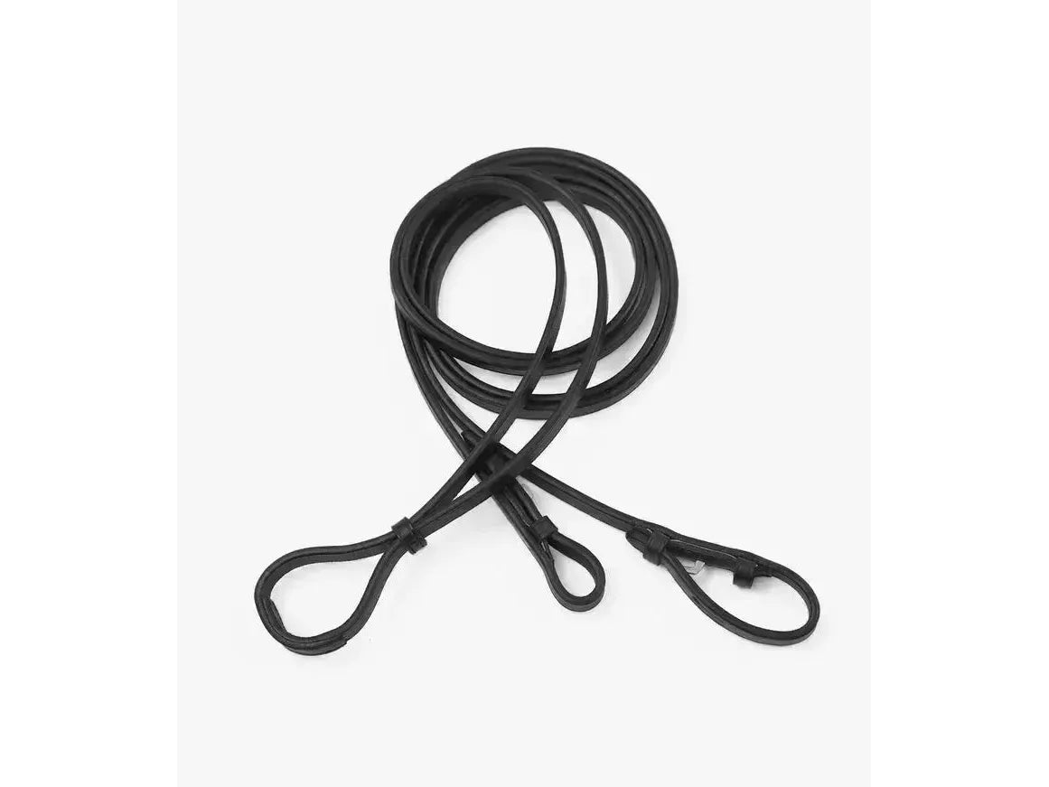 Premier Equine Leonardo Plain Leather Double Bridle Reins