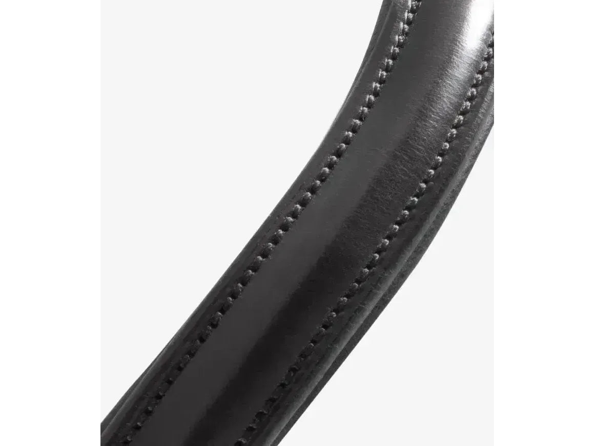 Premier Equine Liscio Plain Shaped Leather Browband