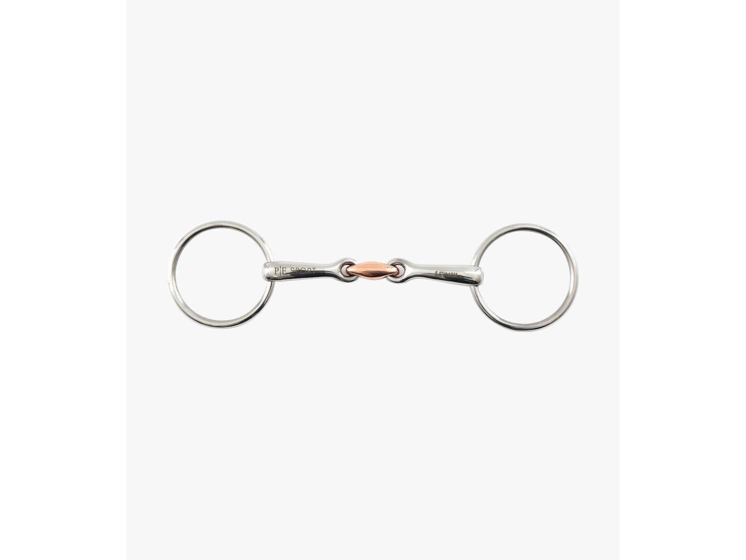 Premier Equine Loose Ring Snaffle with Copper Lozenge