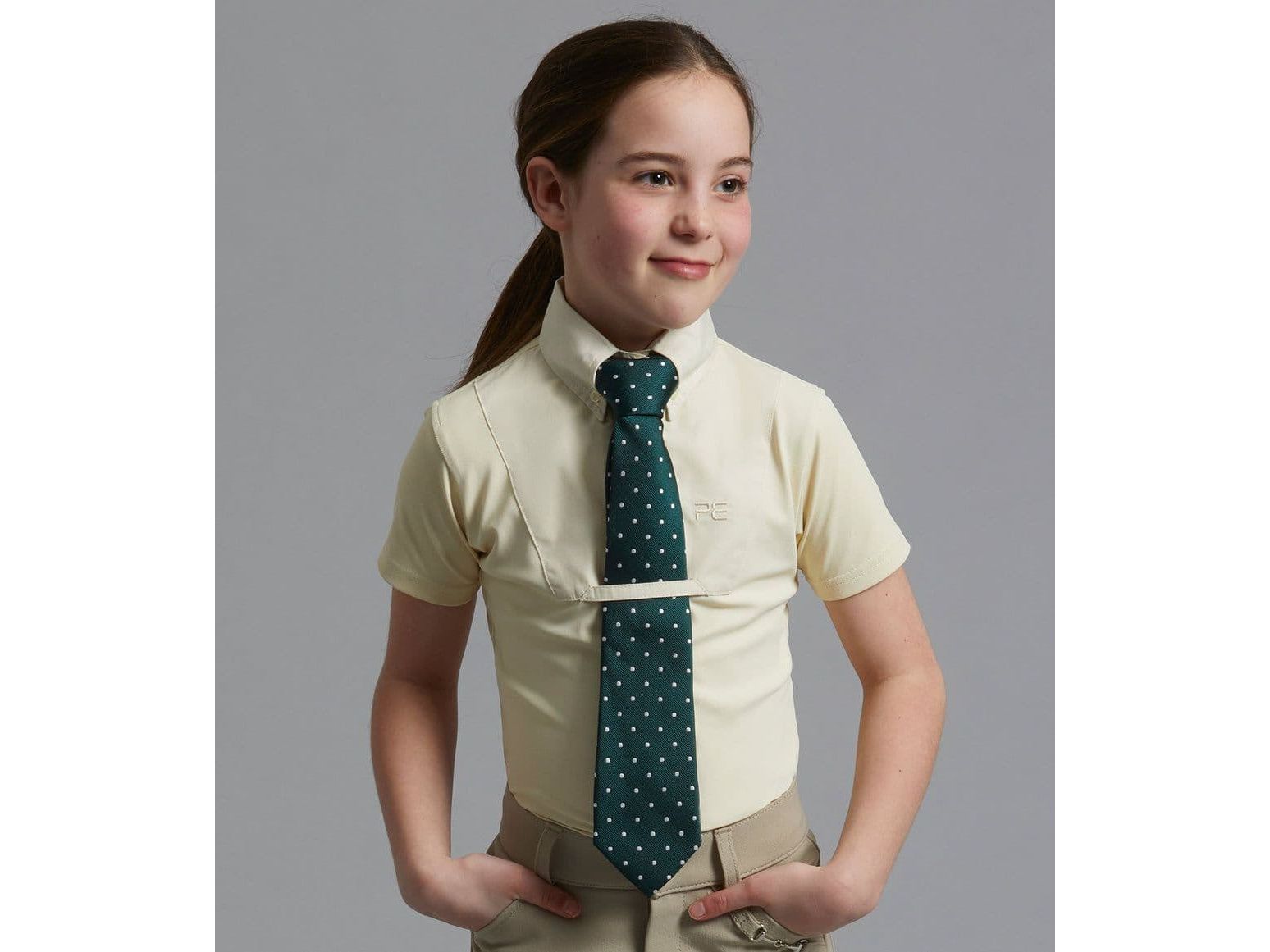 Premier Equine Luciana Girls Short Sleeve Show Shirt