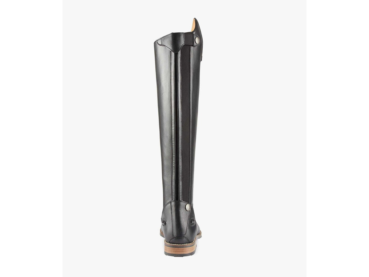 Premier Equine Maurizia Ladies Lace Front Tall Leather Riding Boots in Black