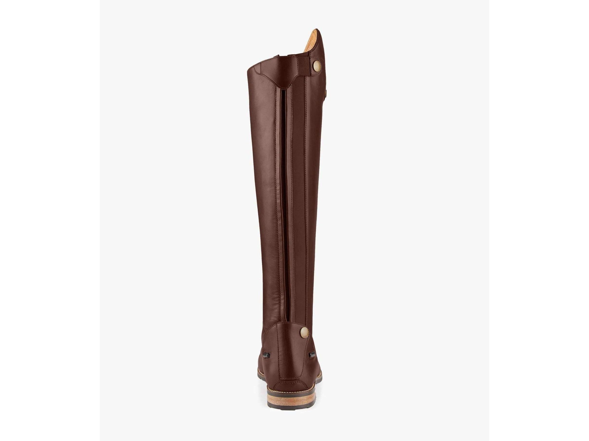 Premier Equine Maurizia Ladies Brown Lace Front Tall Leather Riding Boots