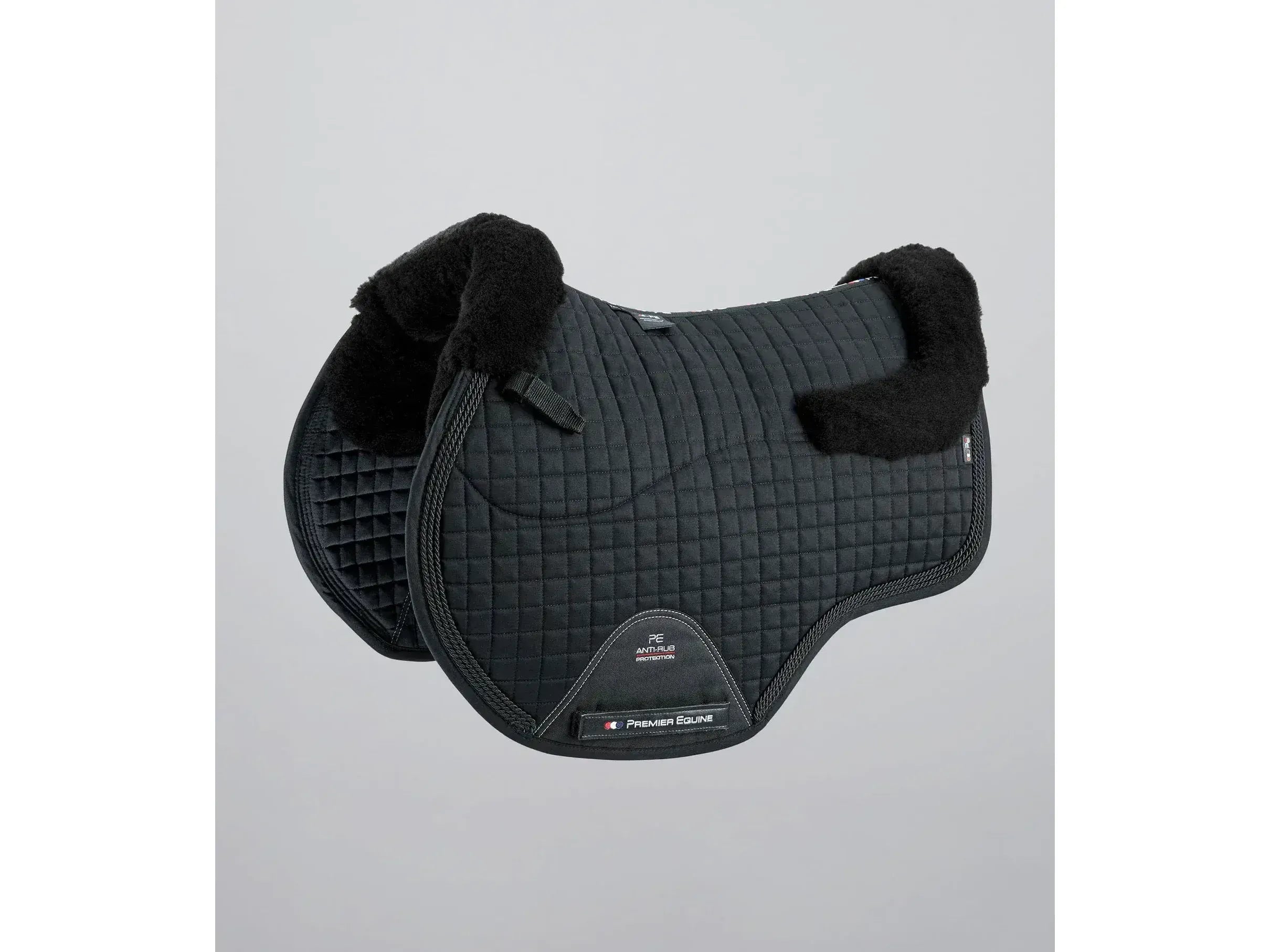Premier Equine Pony Close Contact Merino Wool Half Lined European GP/ Jump Saddle Square