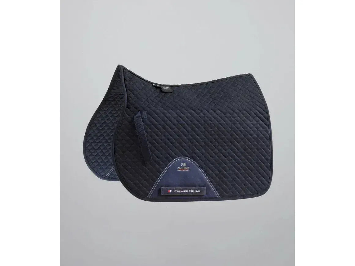 Premier Equine Pony Plain Cotton GP/Jump Saddle Square