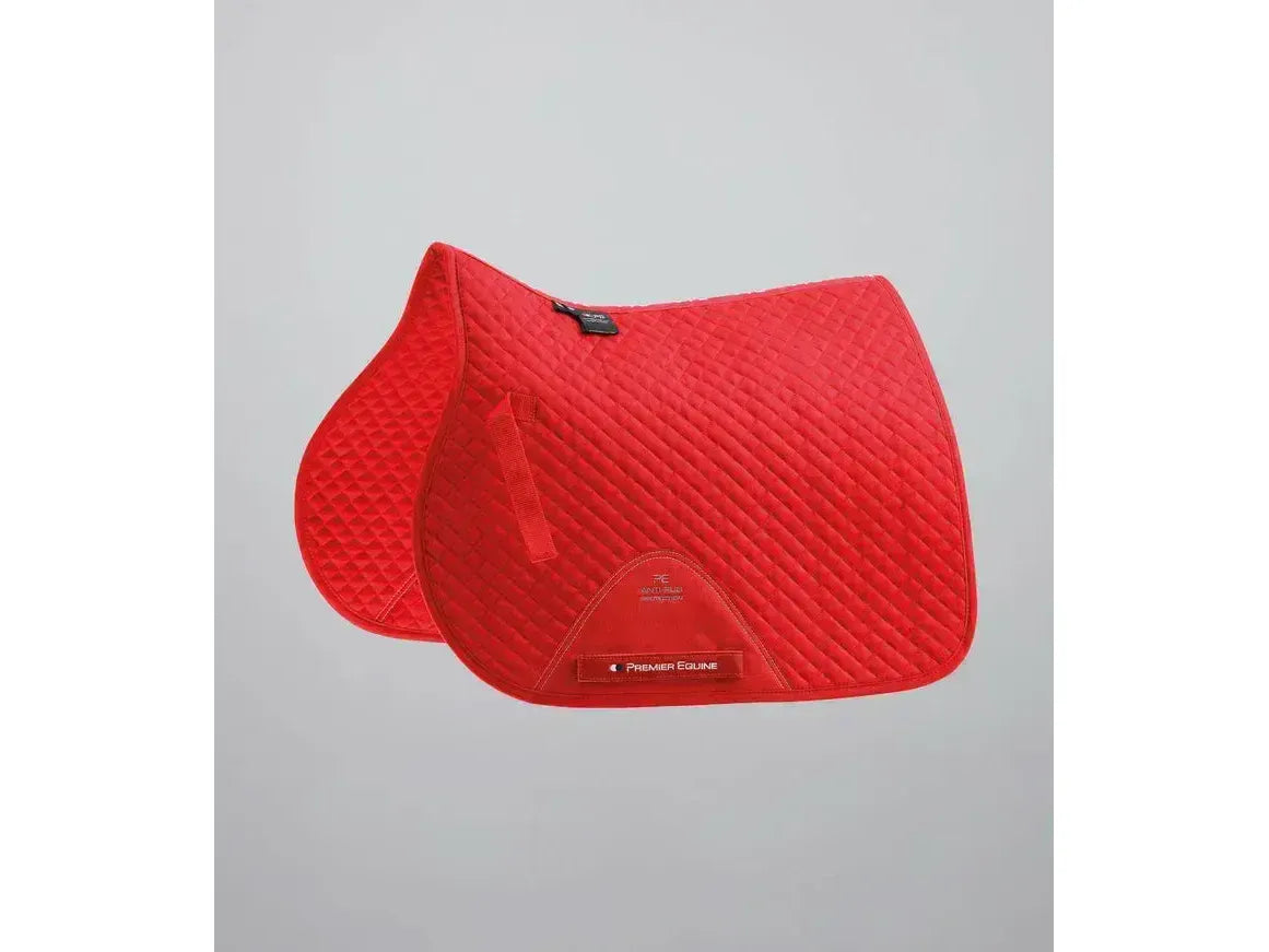 Premier Equine Pony Plain Cotton GP/Jump Saddle Square