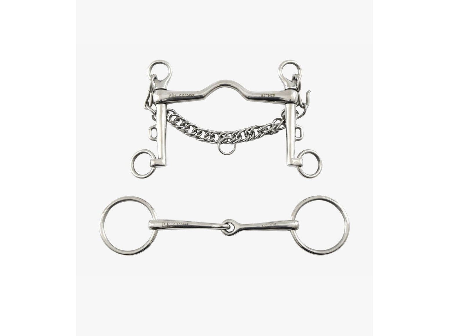 Premier Equine Port Mouth Weymouth Bit Set