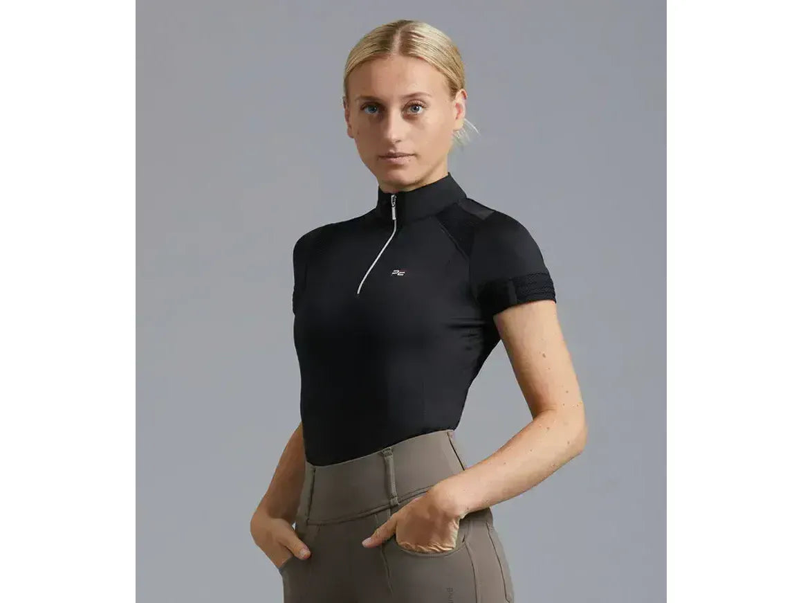 Premier Equine Remisa Ladies Technical Short Sleeved Riding Top