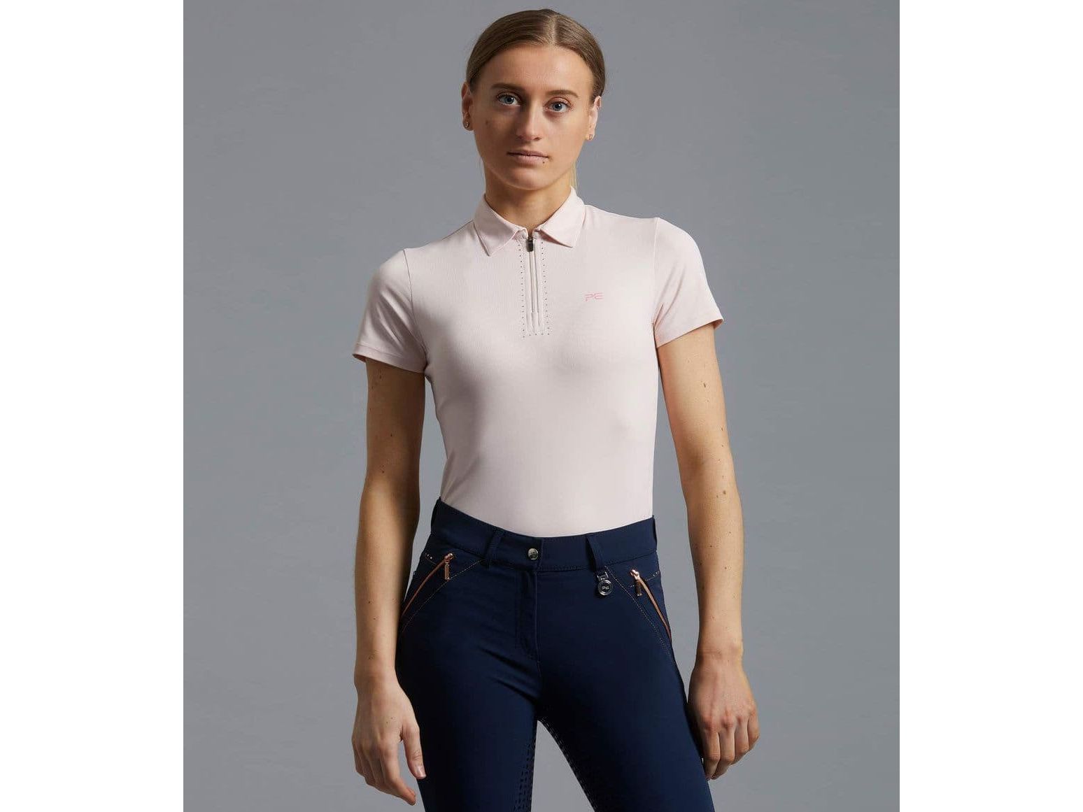 Premier Equine Scintillo Ladies Short Sleeve Riding Top