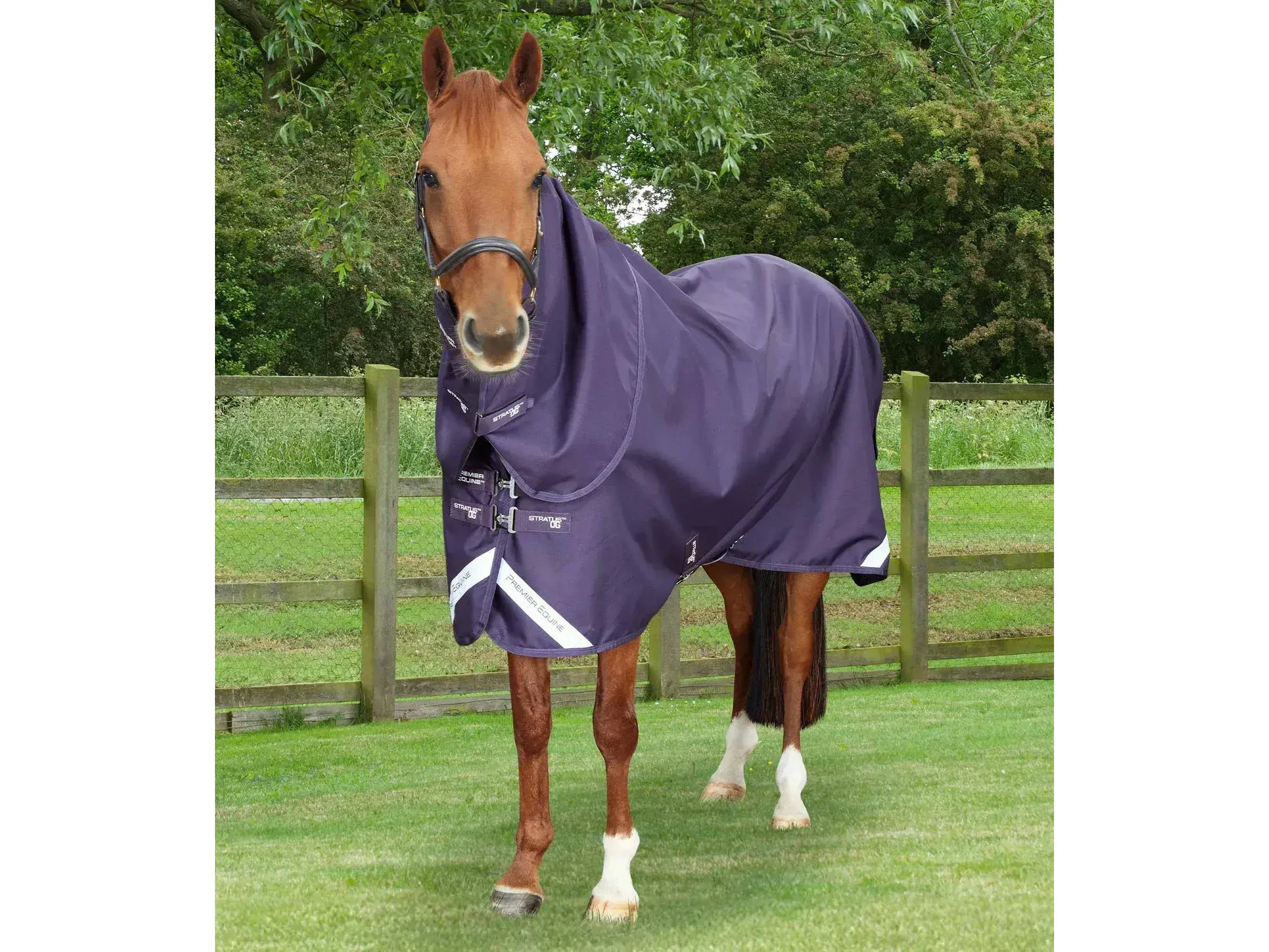 Premier Equine Stratus 1200D Series 0g Turnout Rug with Classic Neck Cover