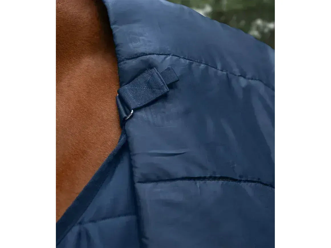 Premier Equine Stratus Stable Rug 100g with Neck Cover Navy