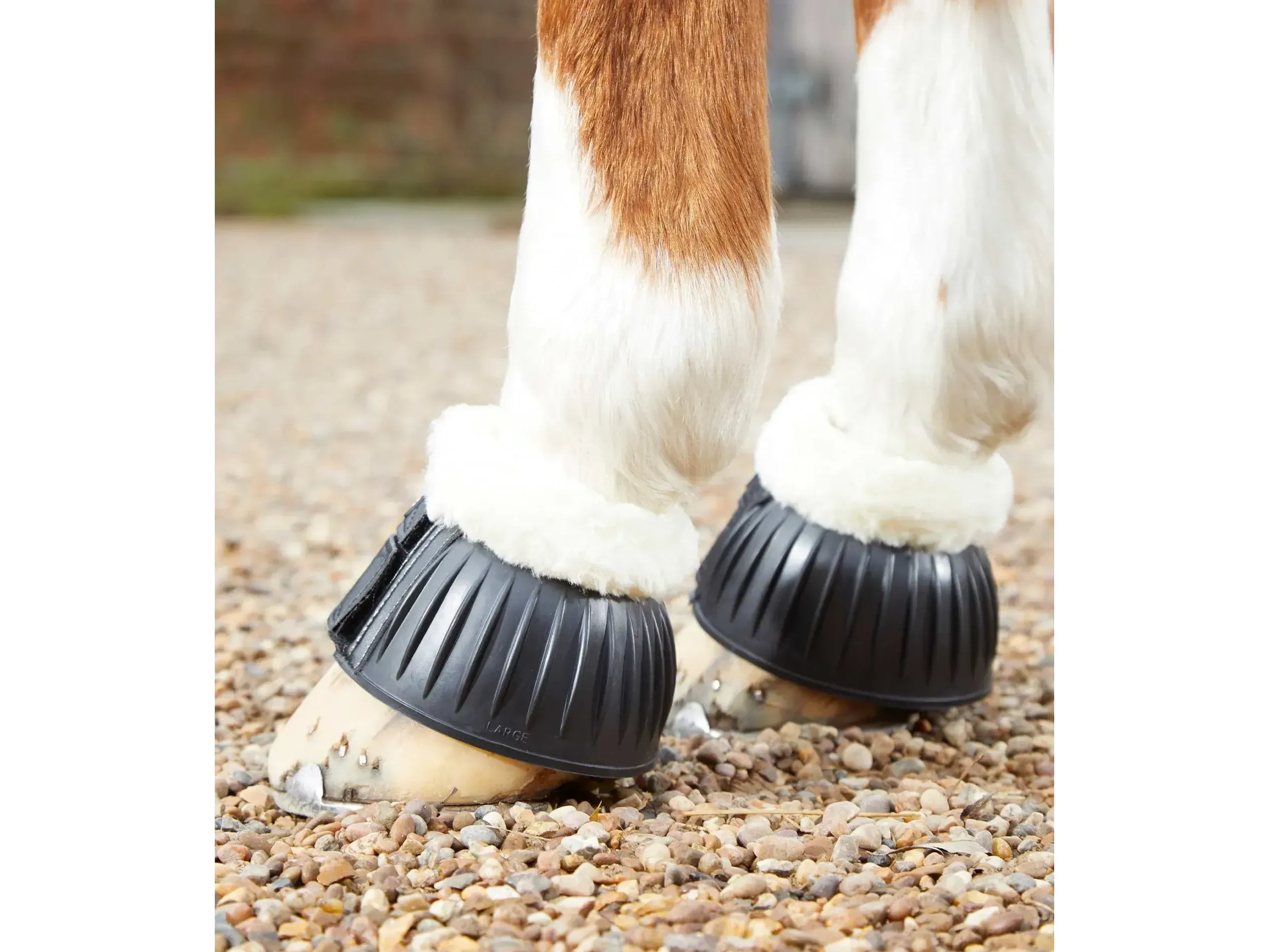 Premier Equine Techno Wool Rubber Bell Over Reach Boots