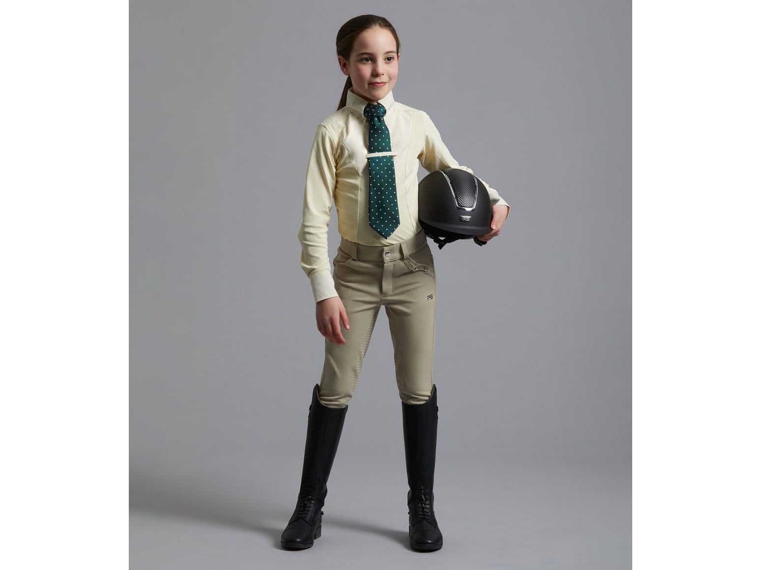 Premier Equine Tessa Girls Long Sleeve Show Shirt