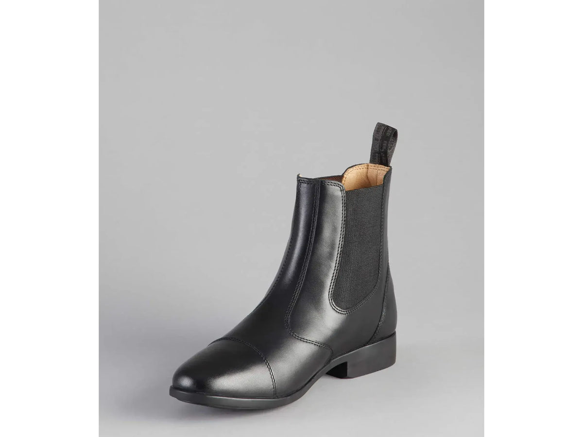 Premier Equine Torlano Leather Chelsea Paddock Boots - Black