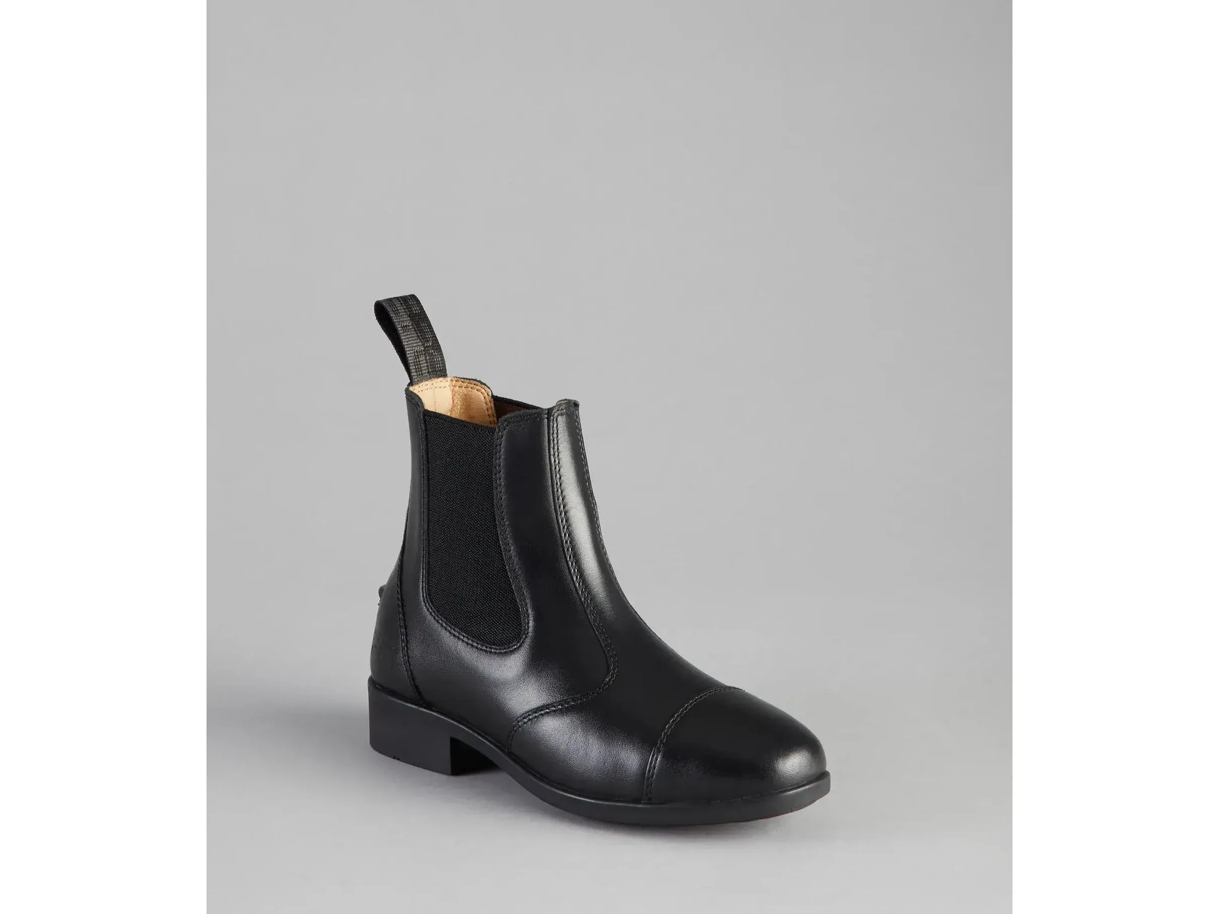 Premier Equine Torlano Junior Black Leather Chelsea Boots
