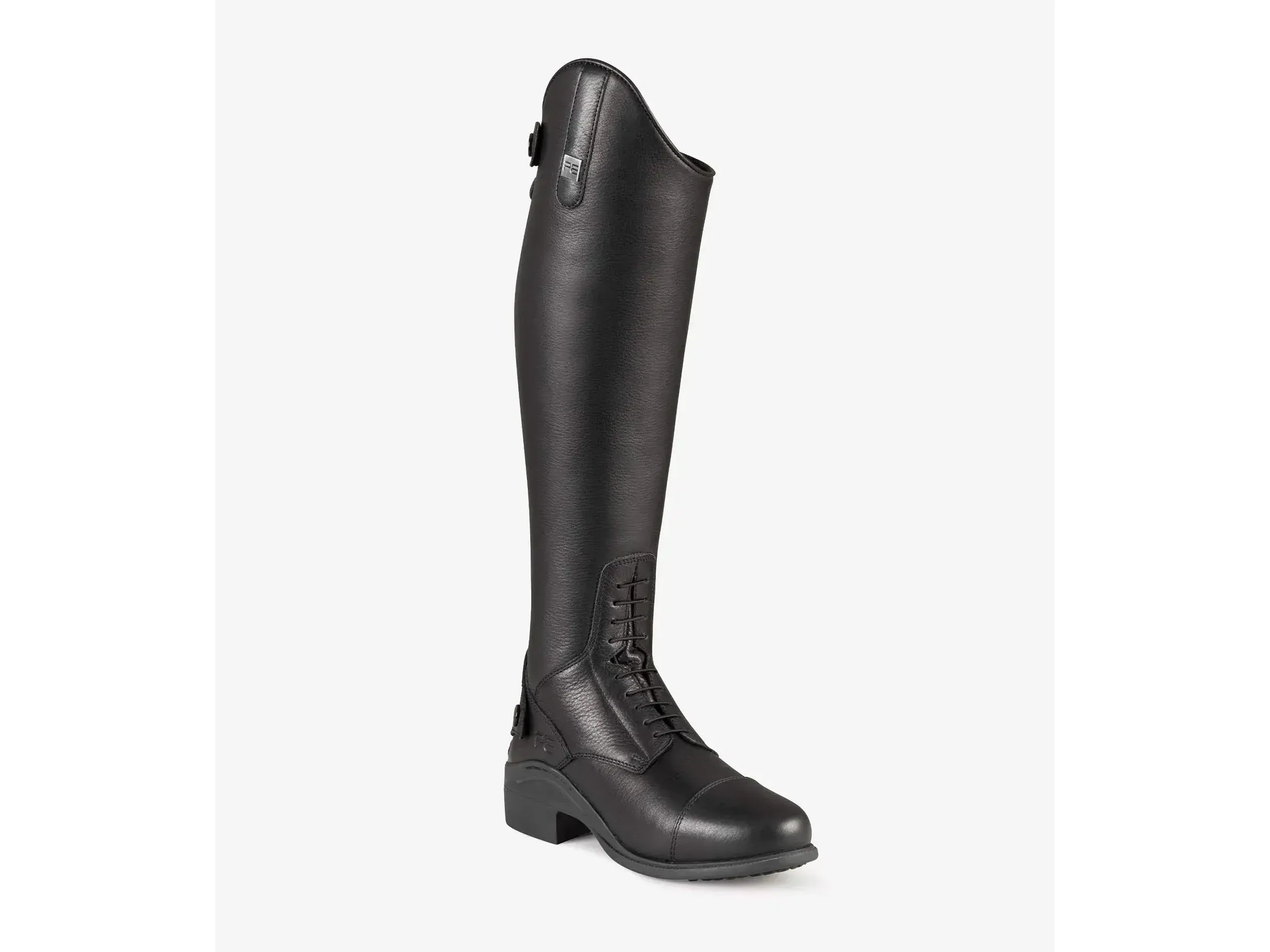 Premier Equine Vallardi Ladies Black Leather Field Tall Riding Boots