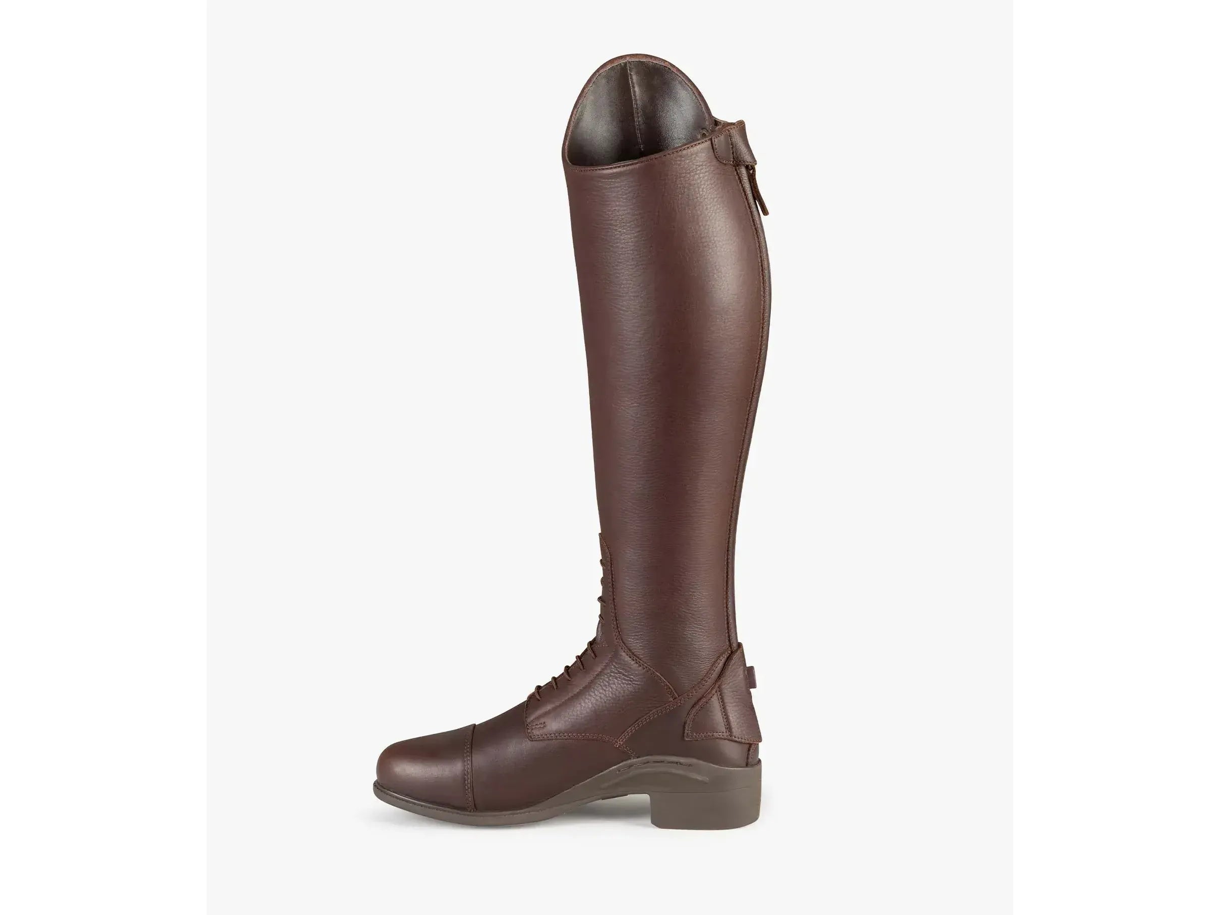Premier Equine Vallardi Ladies Brown Leather Field Tall Riding Boots