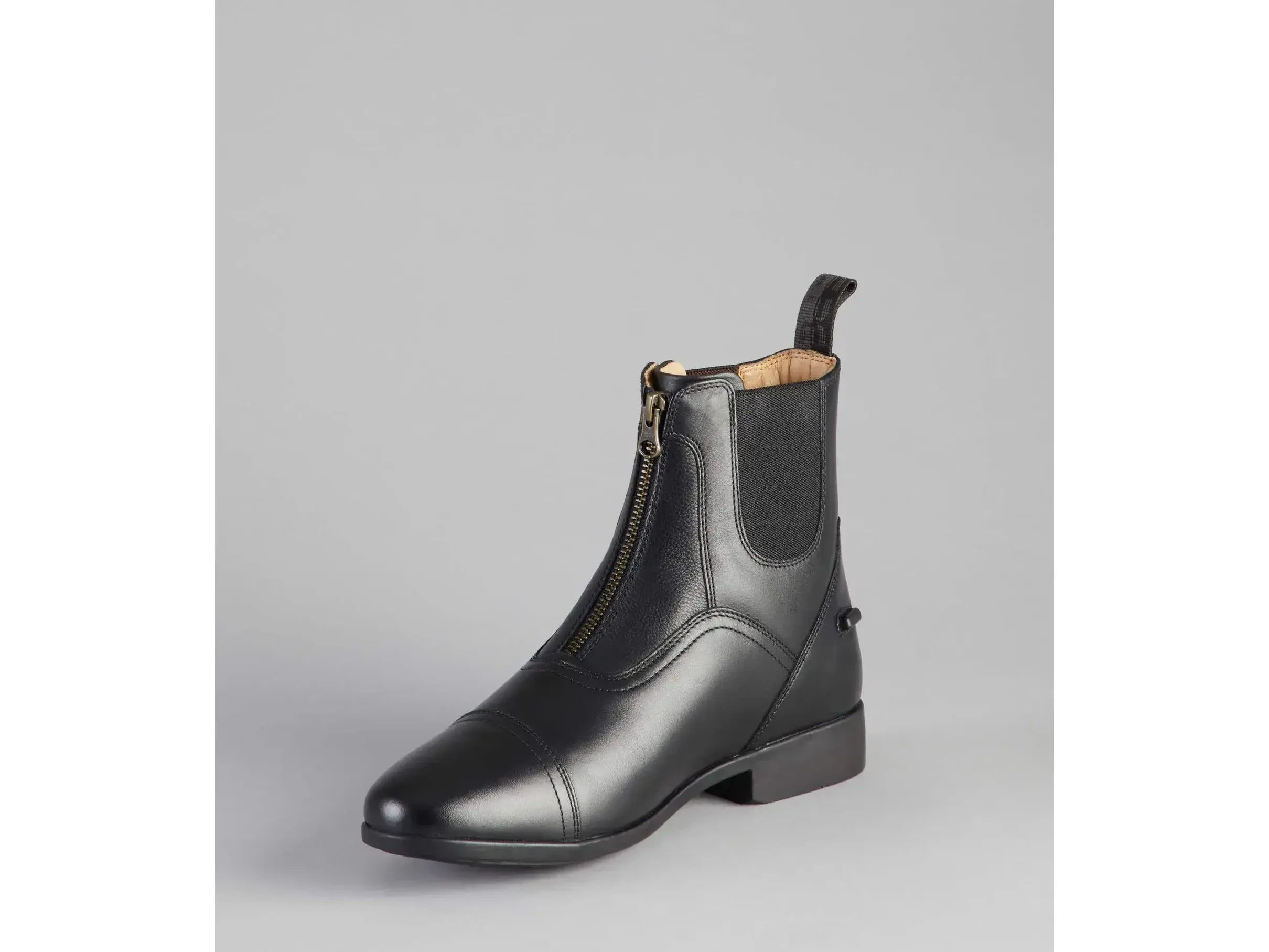 Premier Equine Virtus Black Leather Paddock Boots