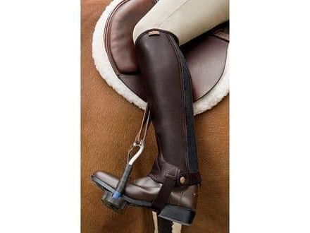 Saxon Equileather Unisex Adults Half Chaps