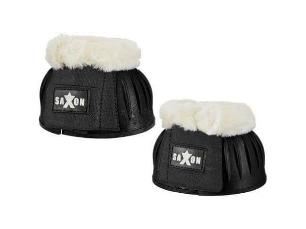 Saxon Fleece Trim Rubber Bell Boots