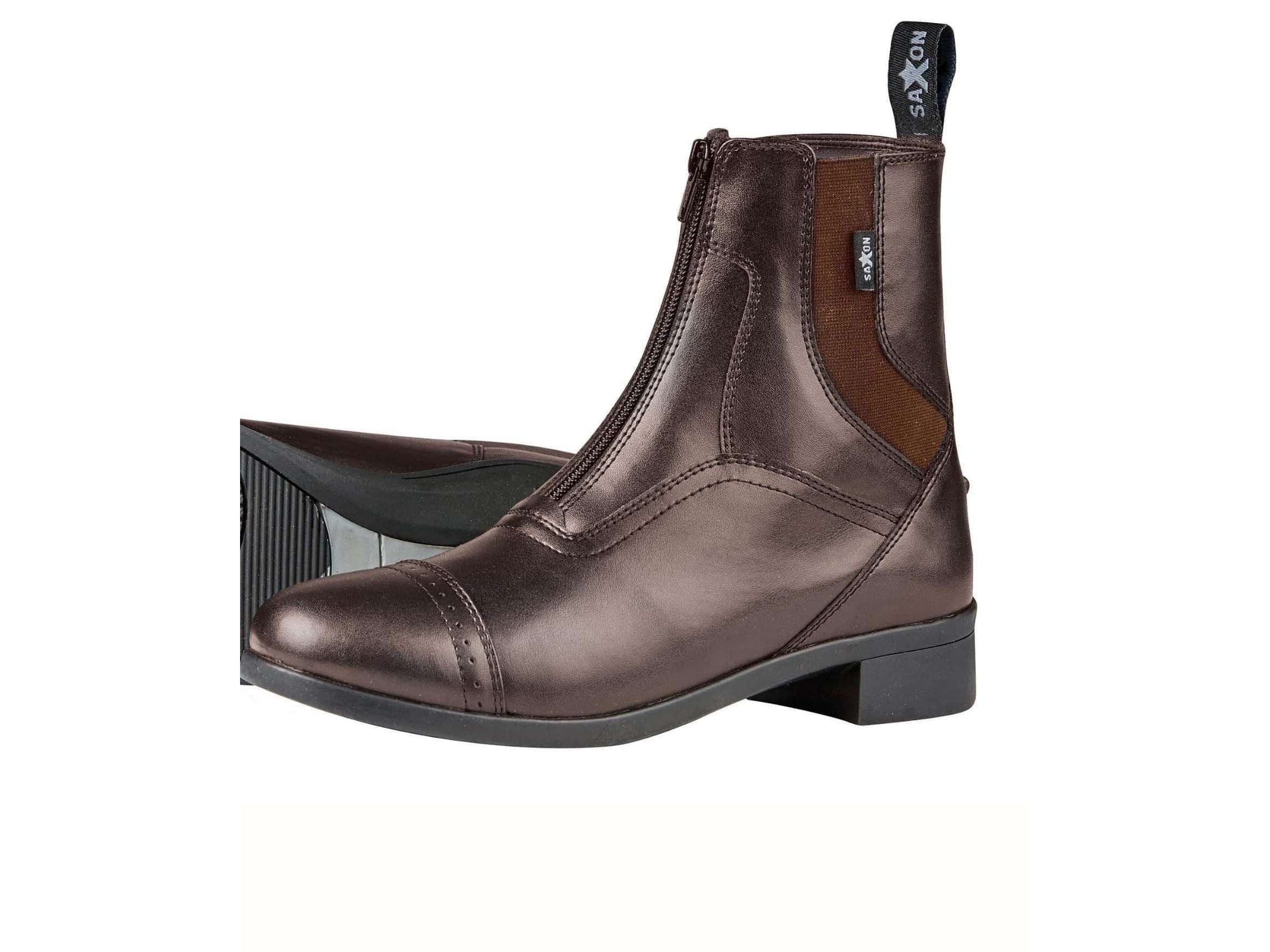 Saxon Syntovia Zip Paddock Unisex Adults Boots