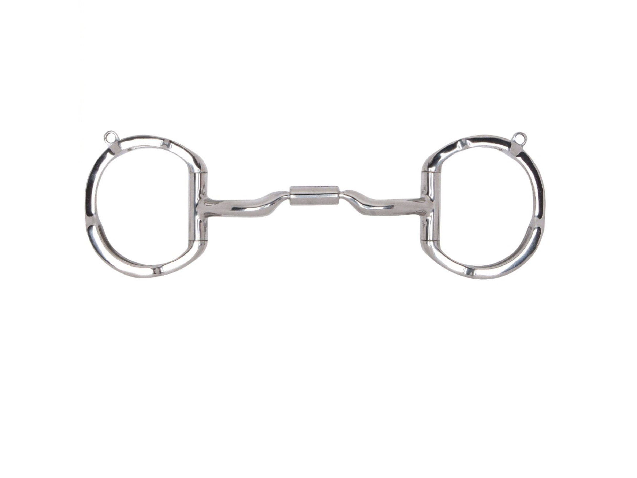 MB04 Myler Low Port Comfort Snaffle Eggbutt with Hooks